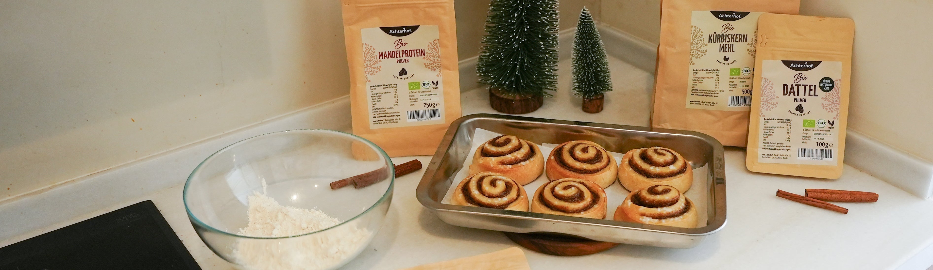 Proteinreiche Zimtschnecken