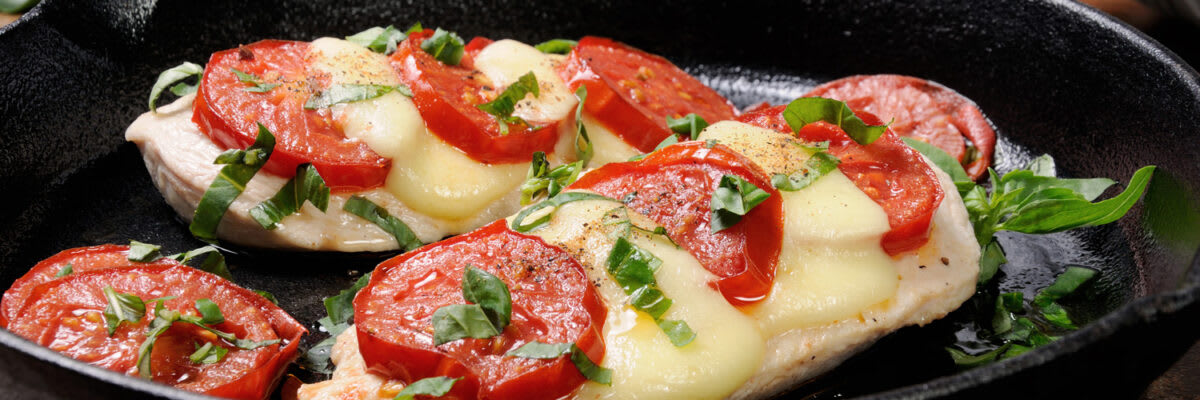 Hähnchenbrust Caprese