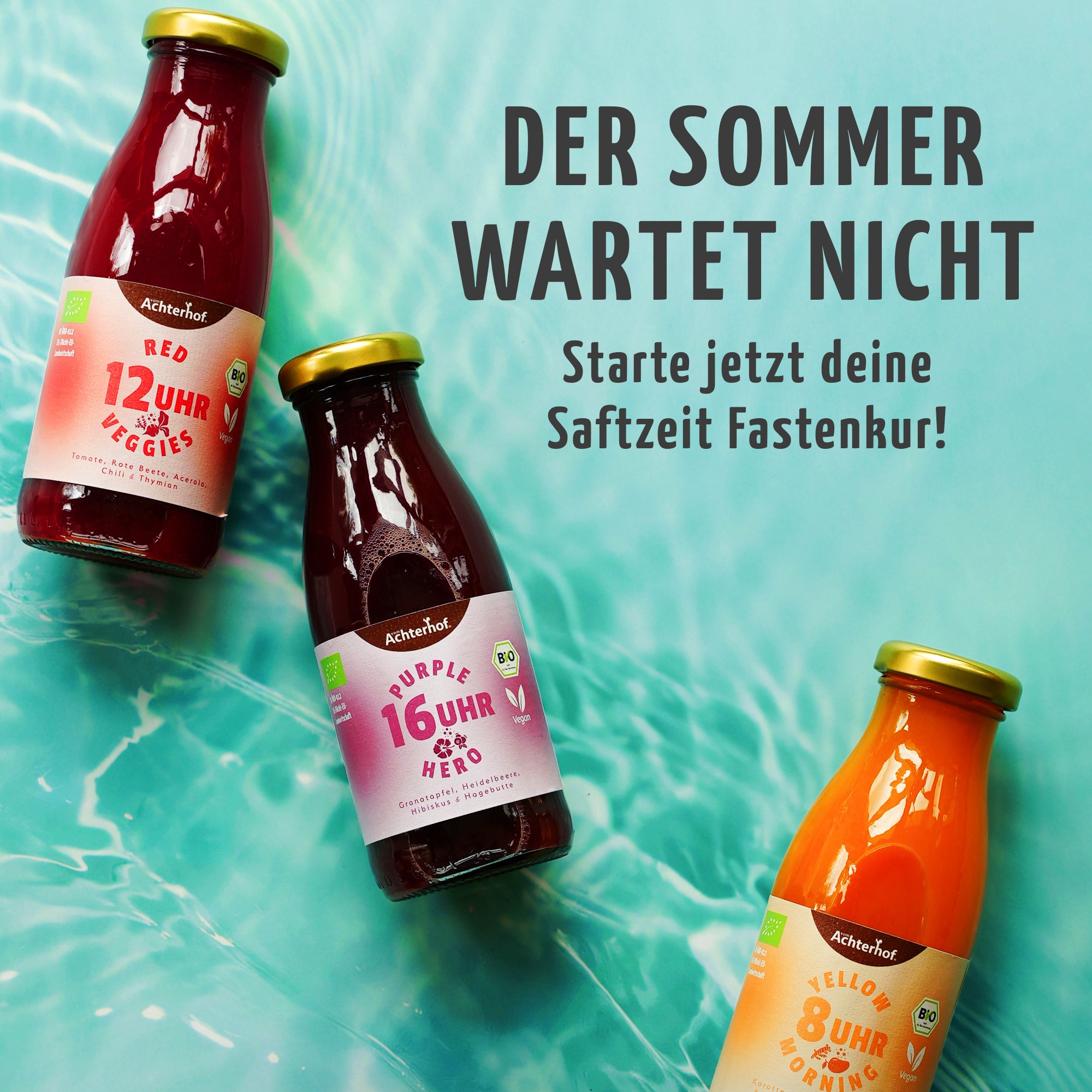 Glow-Deal: Saftzeit Bio Fastenkur 4+1 Tag Gratis