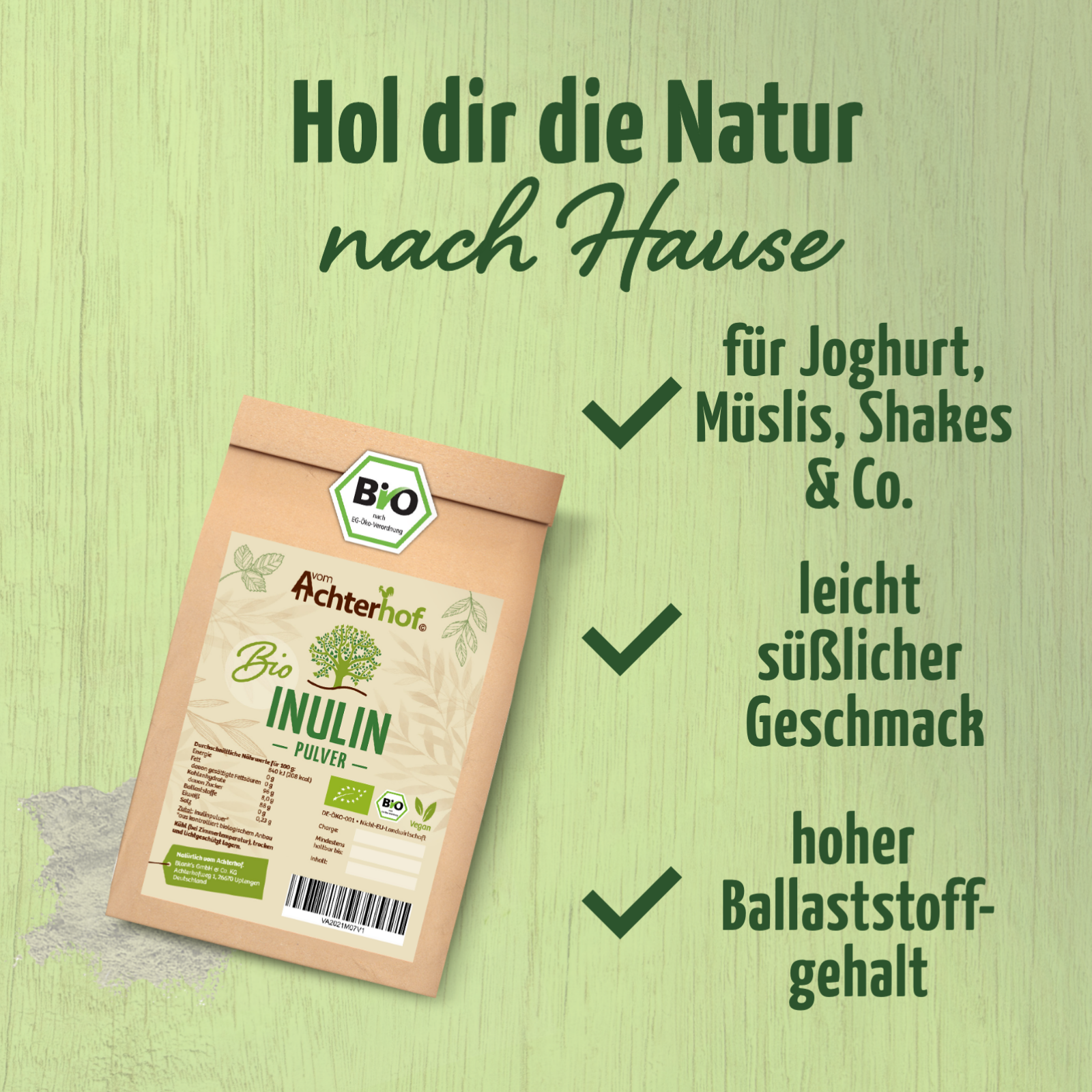 Grüner Smoothie Bio Set