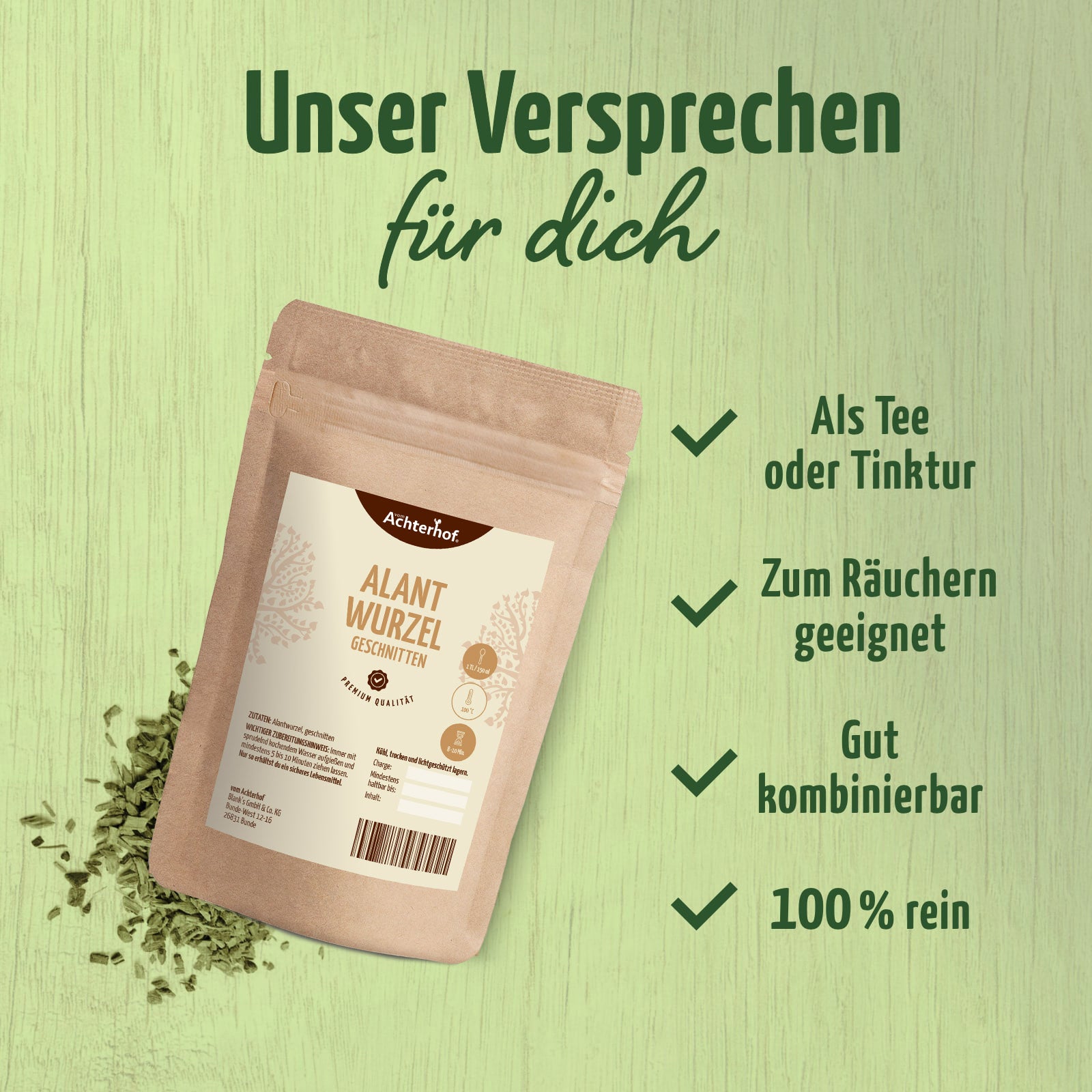 Alantwurzel geschnitten (250g)