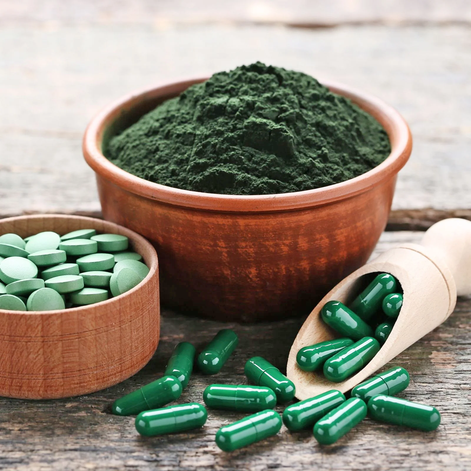 Chlorella & Spirulina Algen Tabletten Bio (400 Tabletten)