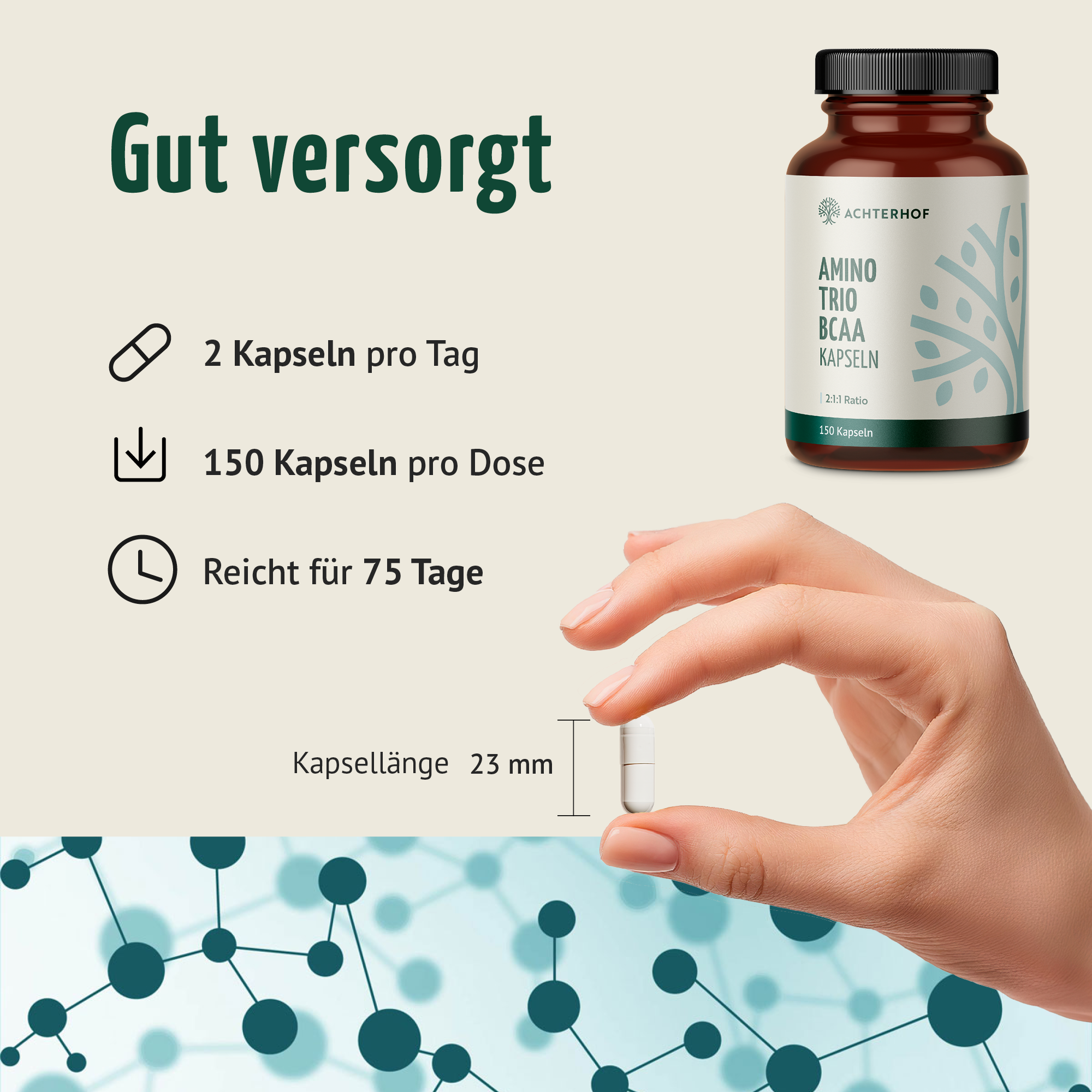 Amino Trio BCAA Kapseln (150 Kapseln)
