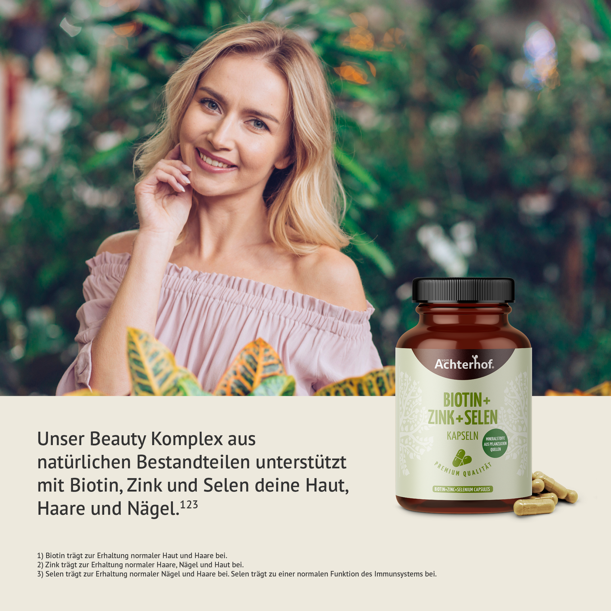 Biotin+Zink+Selen Kapseln (120 Kapseln)