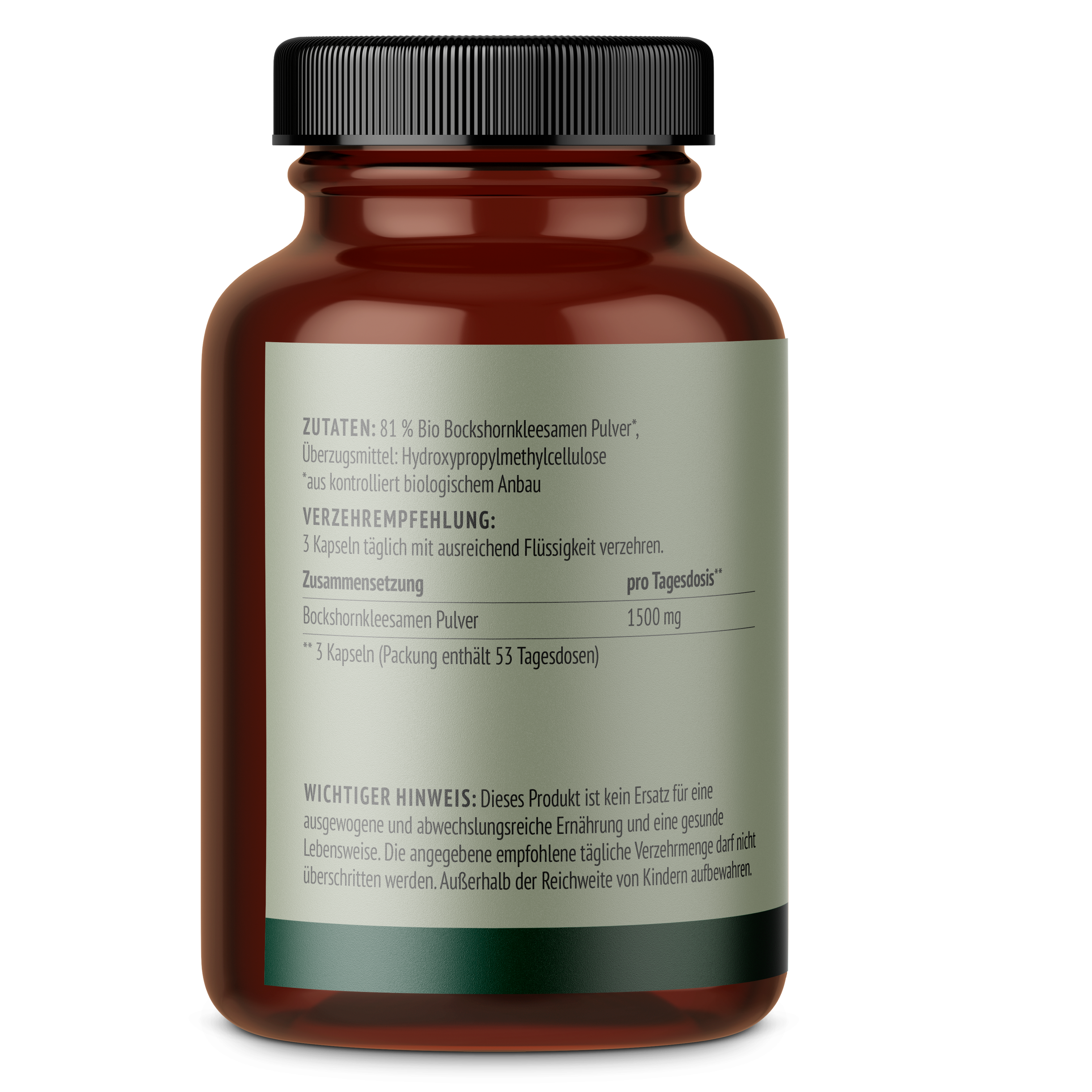 Bockshornklee Kapseln Bio (160 Kapseln)