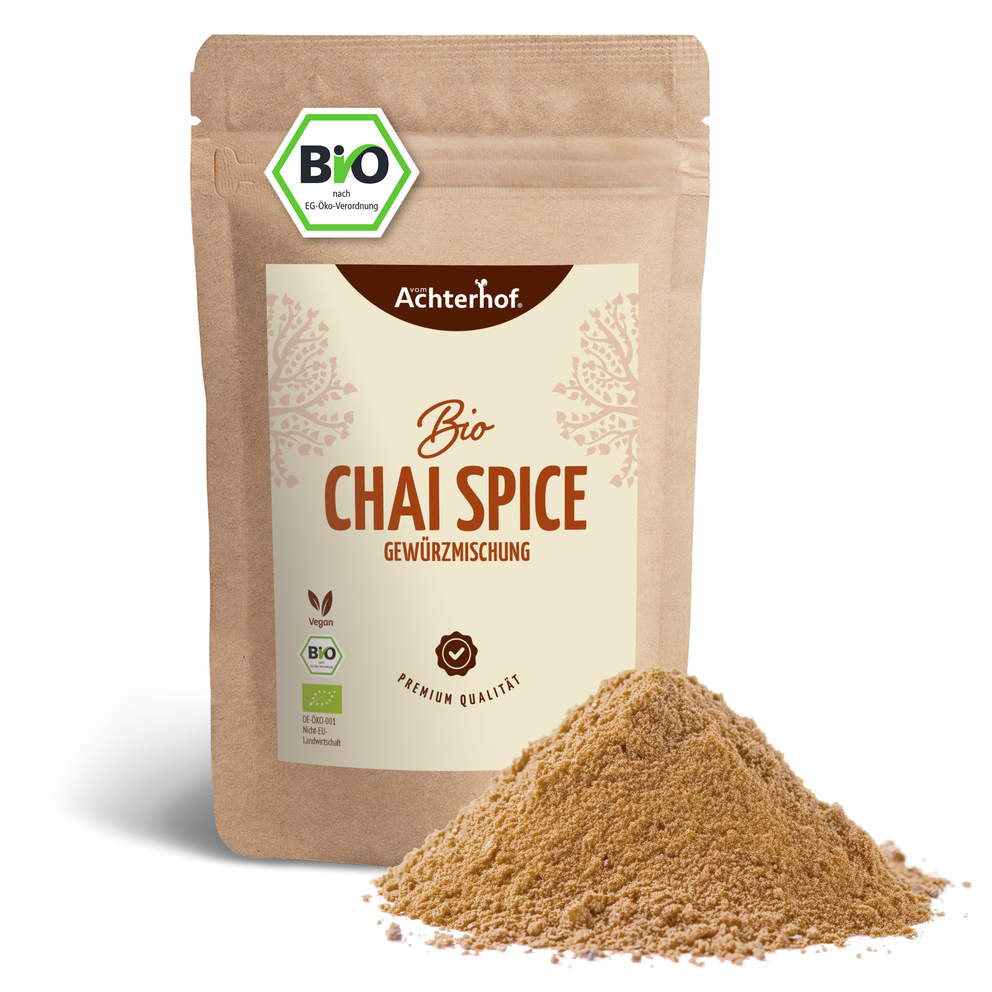 Bio Spicy Chai Gewürzmischung – zuckerfrei (250g)