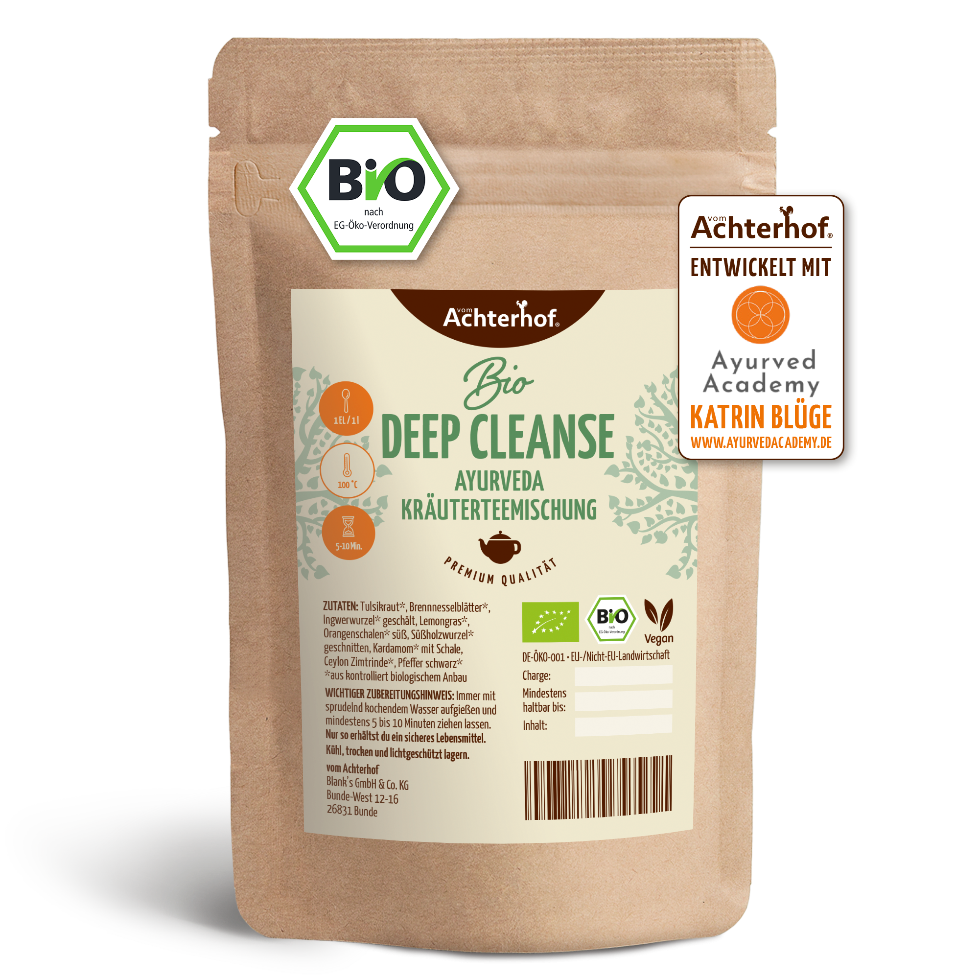 Ayurveda Tee Deep Cleanse Bio (100g)