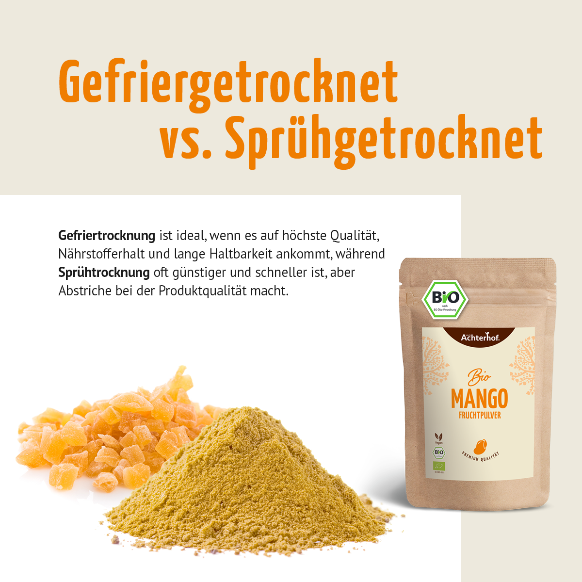 Bio Mango Fruchtpulver (100g)