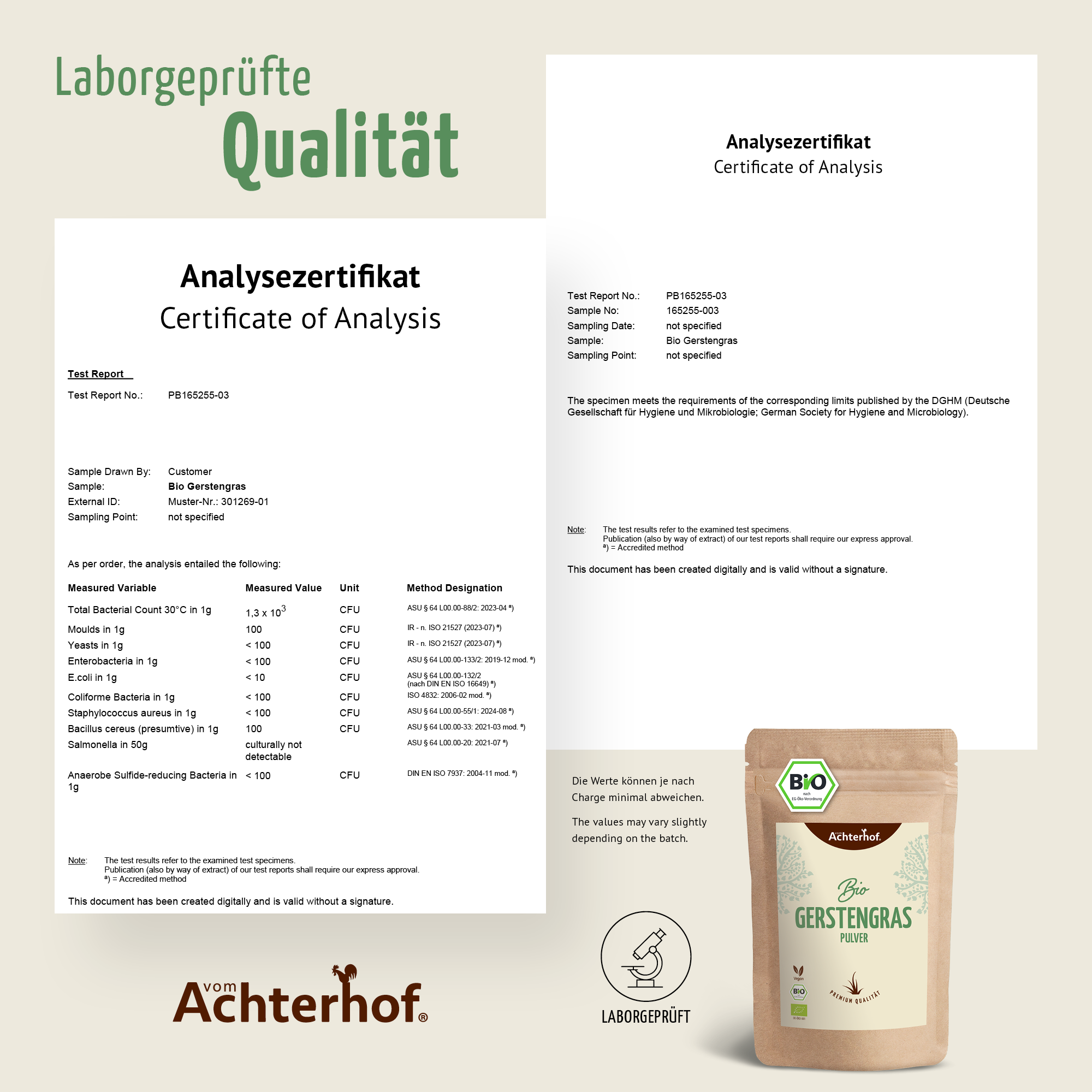 Bio Gerstengras Pulver (150g)