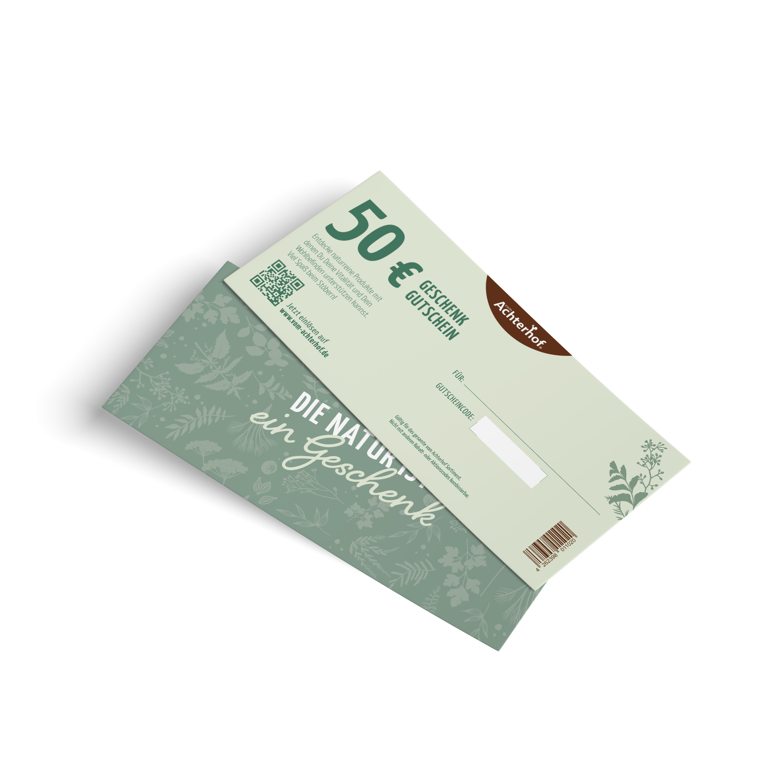 Geschenkgutschein 50 Euro