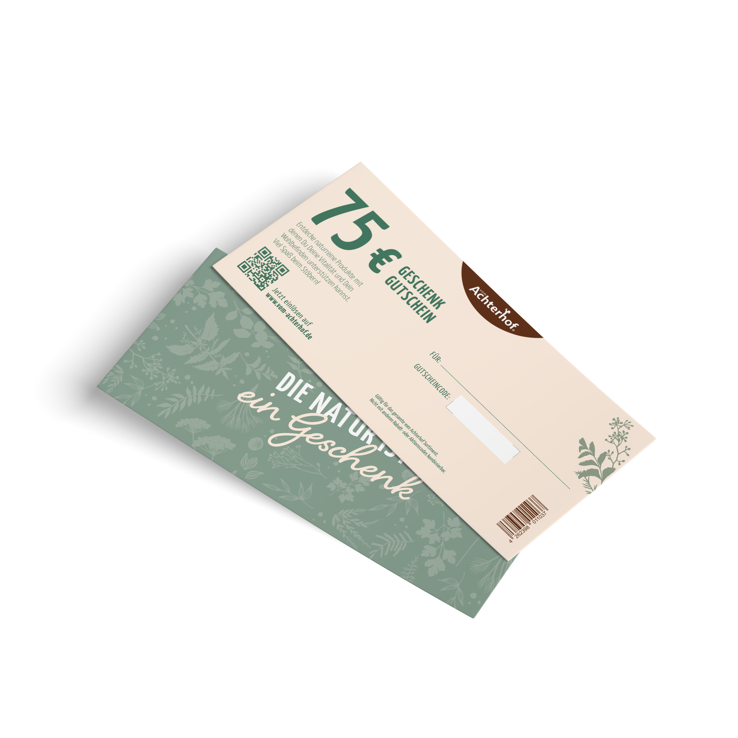 Geschenkgutschein 75 Euro