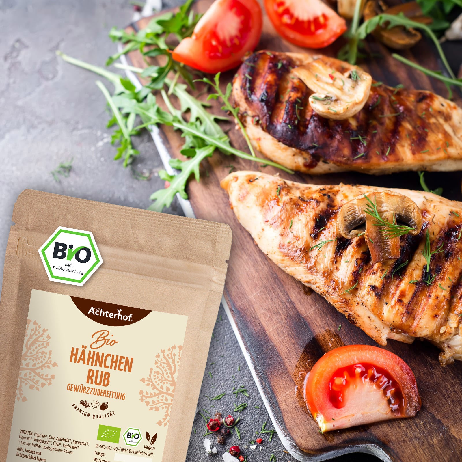 Hähnchen Rub Gewürzzubereitung Bio (100g)