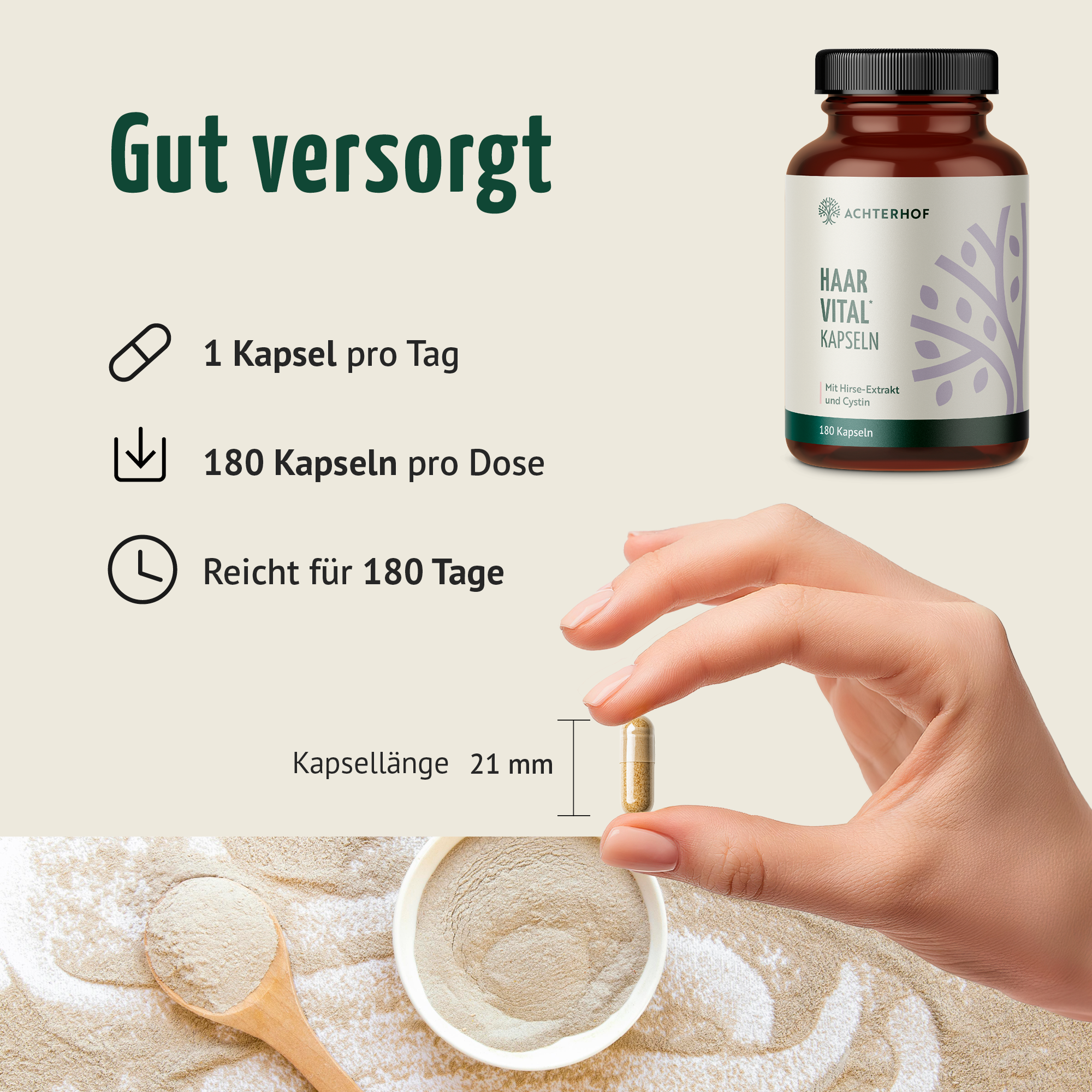 Haar Vital Kapseln (180 Kapseln)