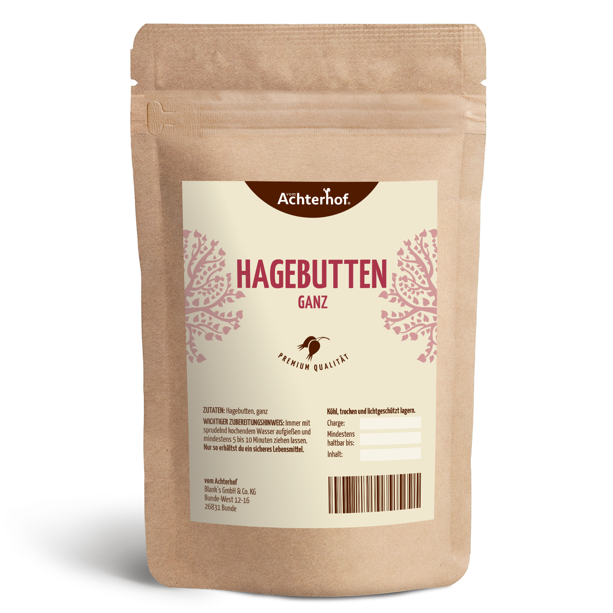 Hagebutten ganz (1000g)
