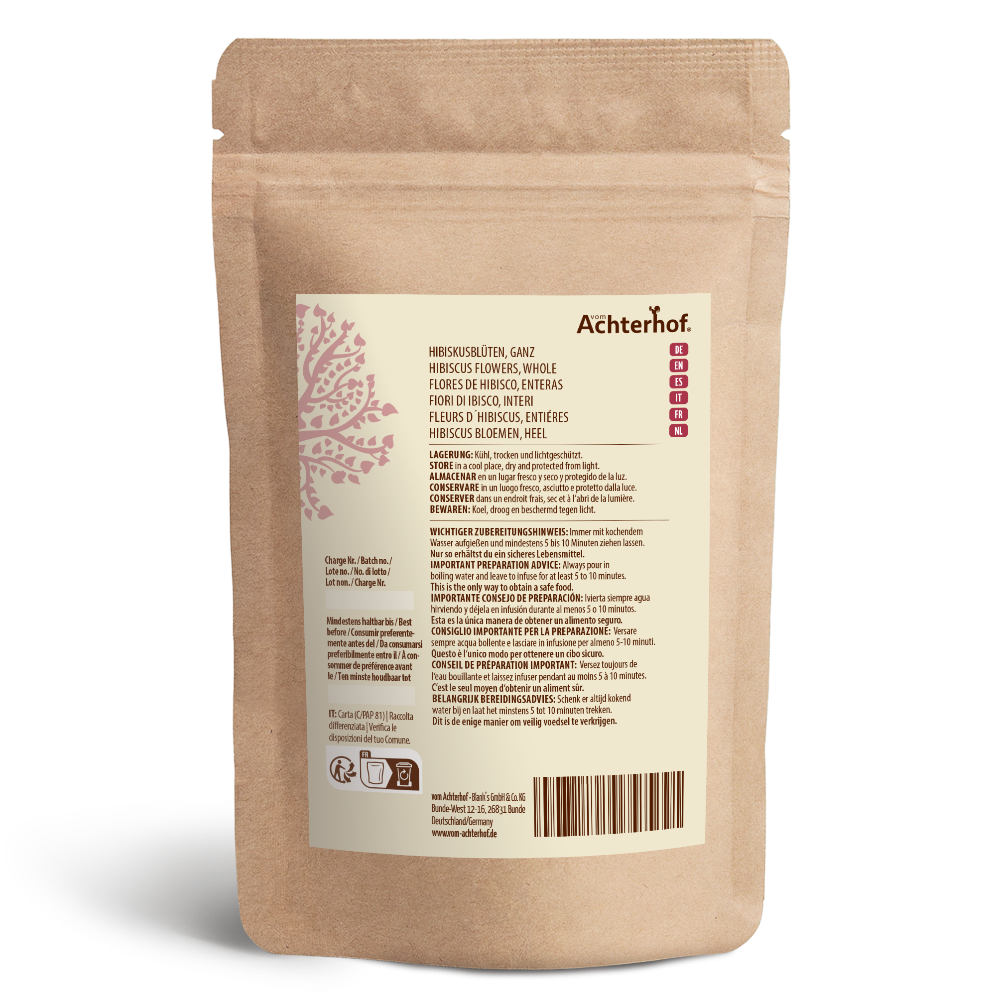 Hibiskusblüten ganz (100g)