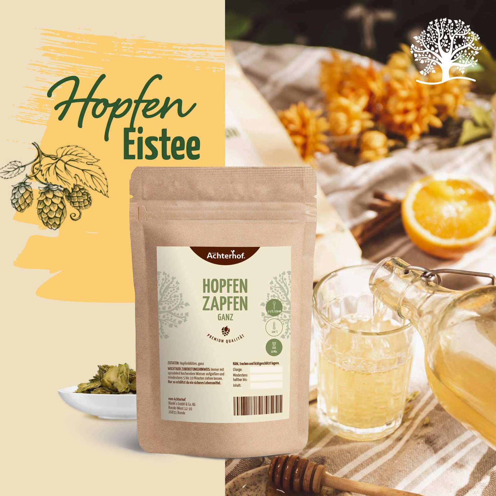 Hopfenzapfen ganz (250g)