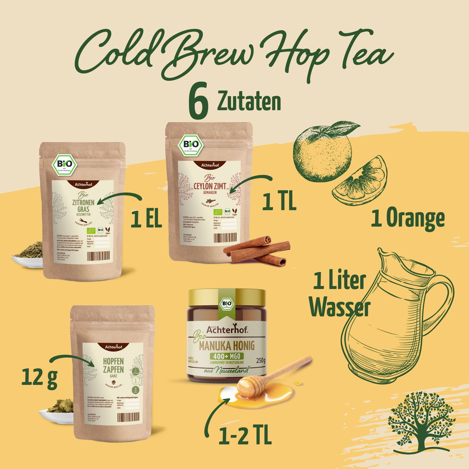 Hopfenzapfen ganz (100g)