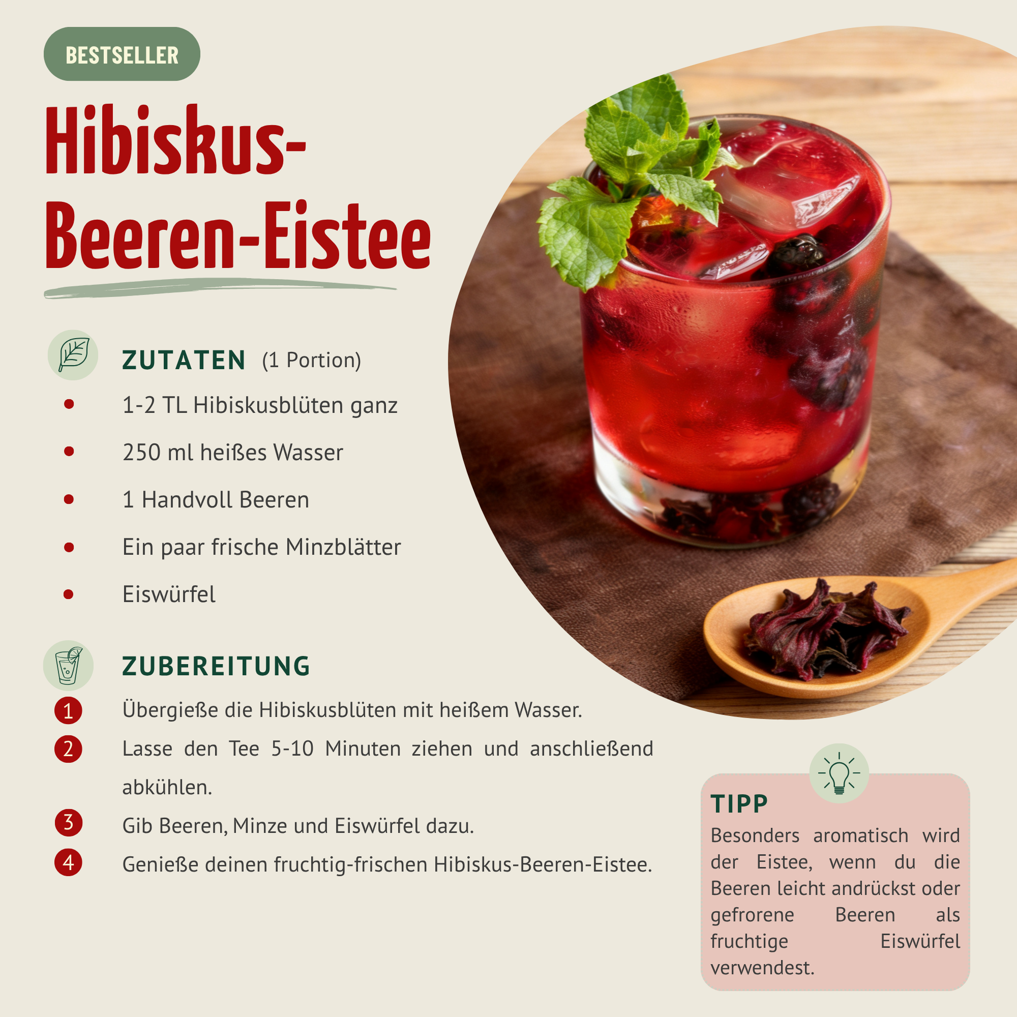 Hibiskusblüten ganz (1000g)