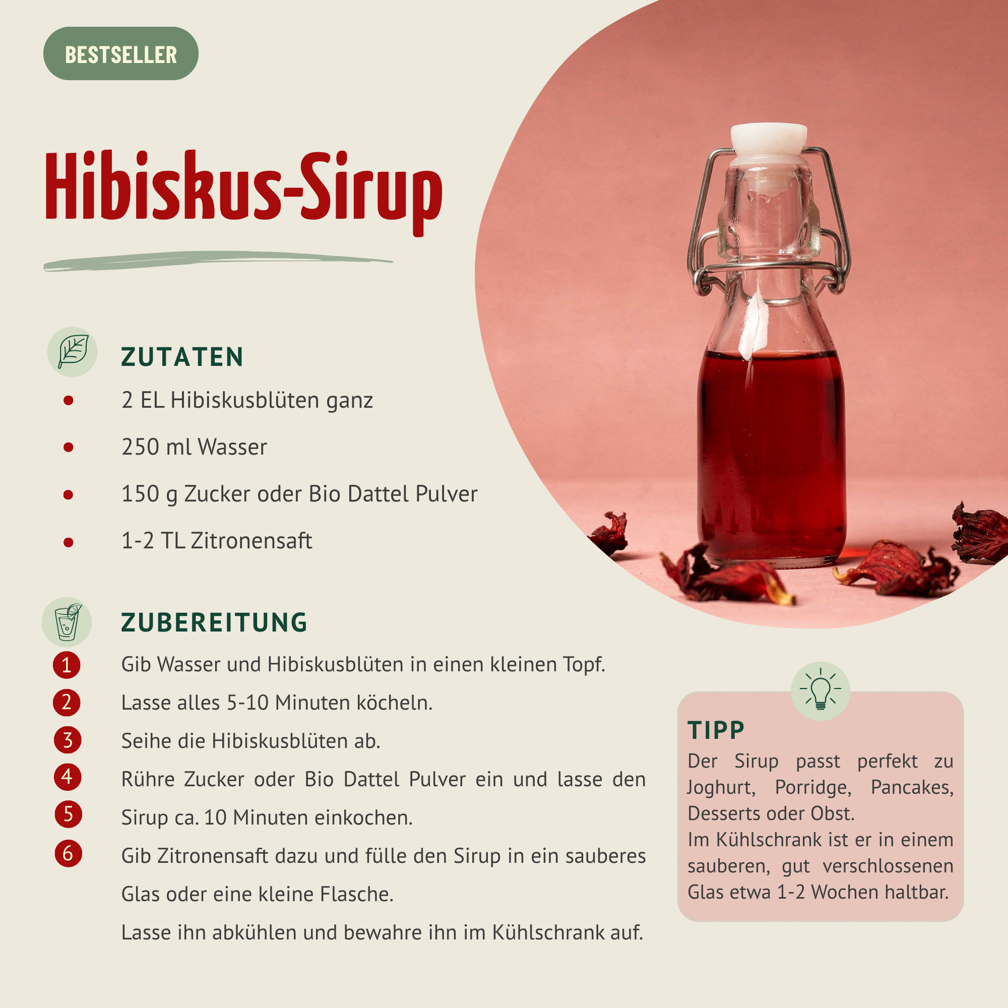 Hibiskusblüten ganz (1000g)
