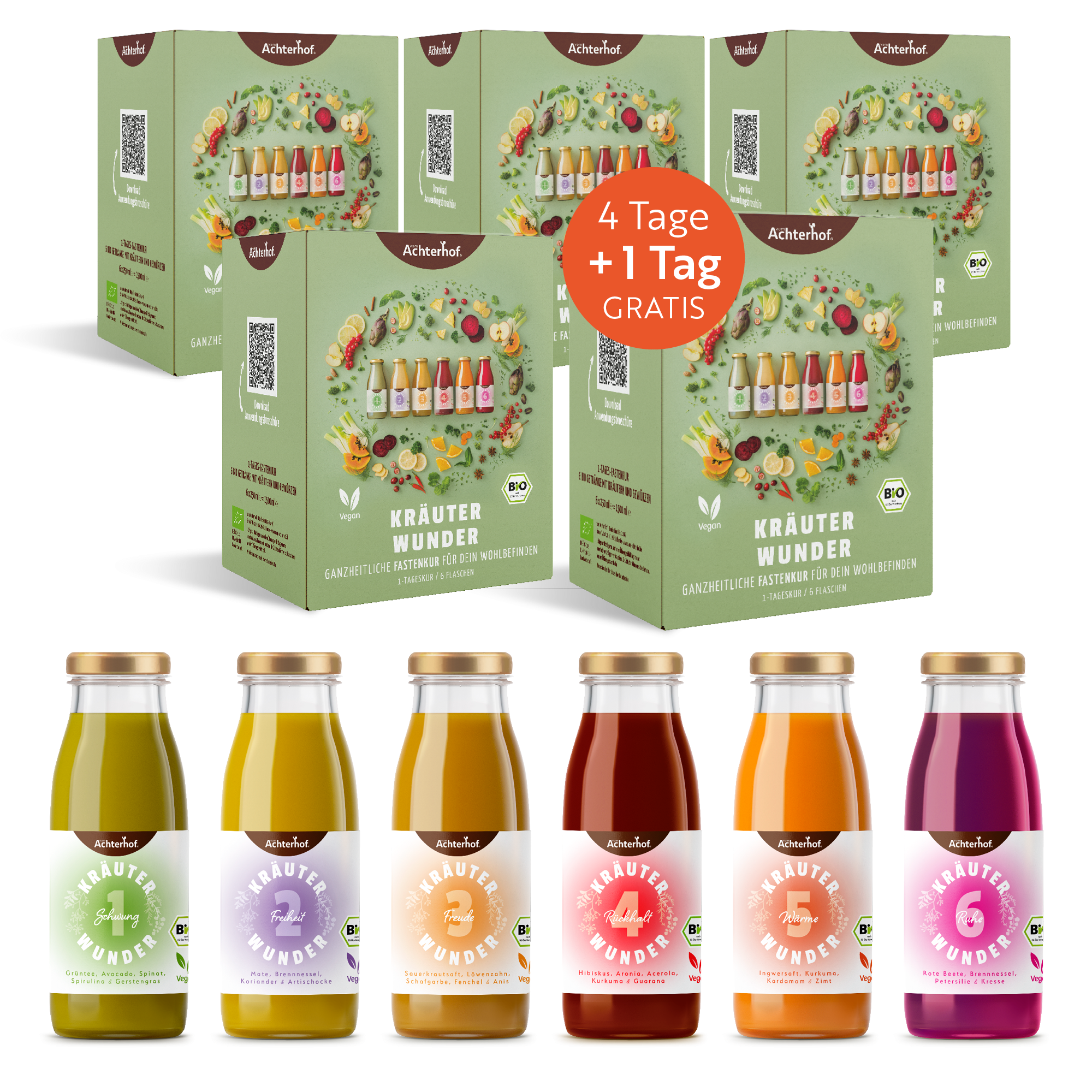 Kräuterwunder Bio Fastenkur 4+1 Tag gratis