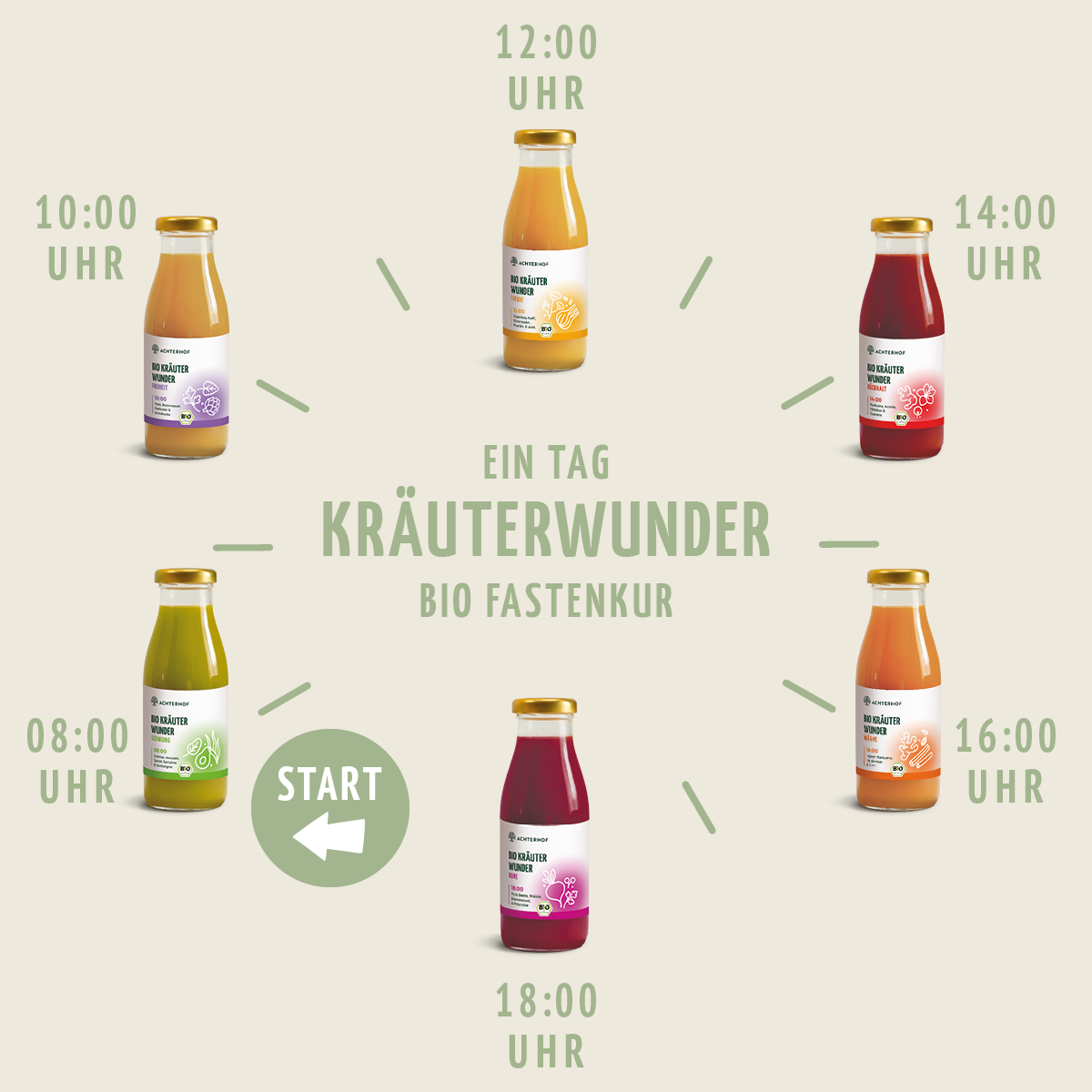 Kräuterwunder Bio Fastenkur 4+1 Tag gratis