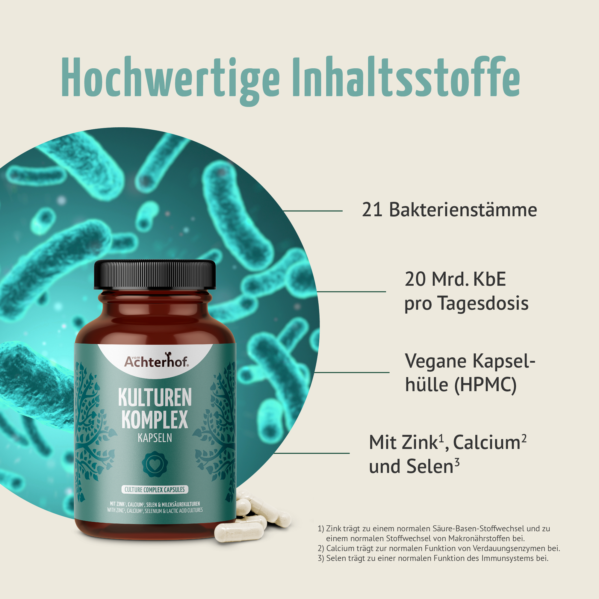 Kulturen Komplex Kapseln (150 Kapseln)