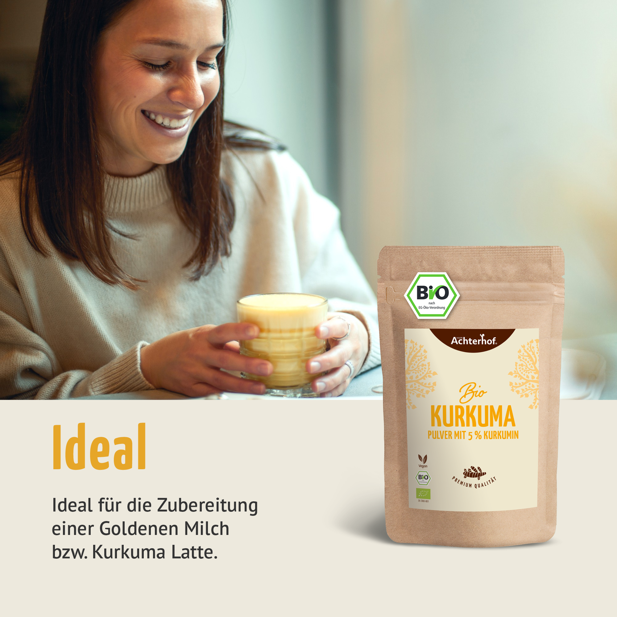 Bio Kurkuma Pulver 5% Curcumin (250g)