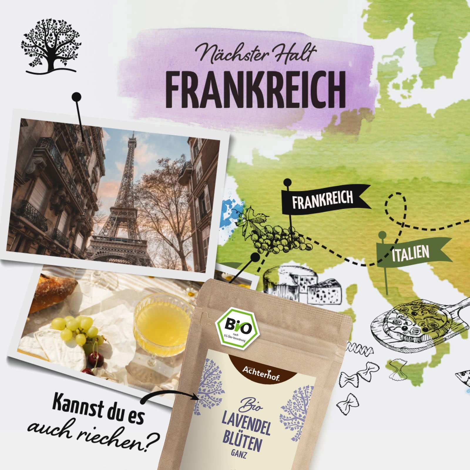 Lavendelblüten ganz Bio (500g)