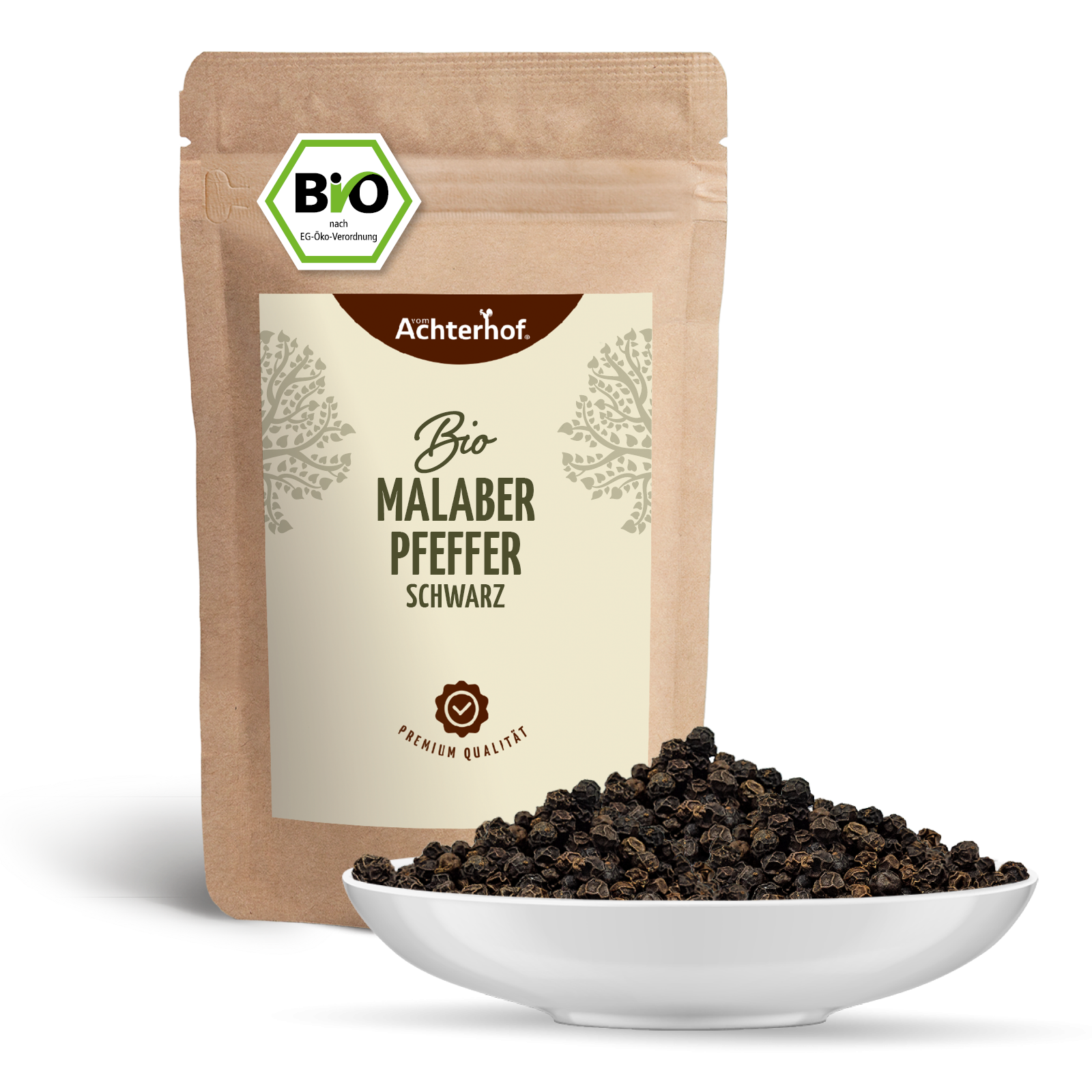 Malabar Pfeffer schwarz ganz Bio (100g)