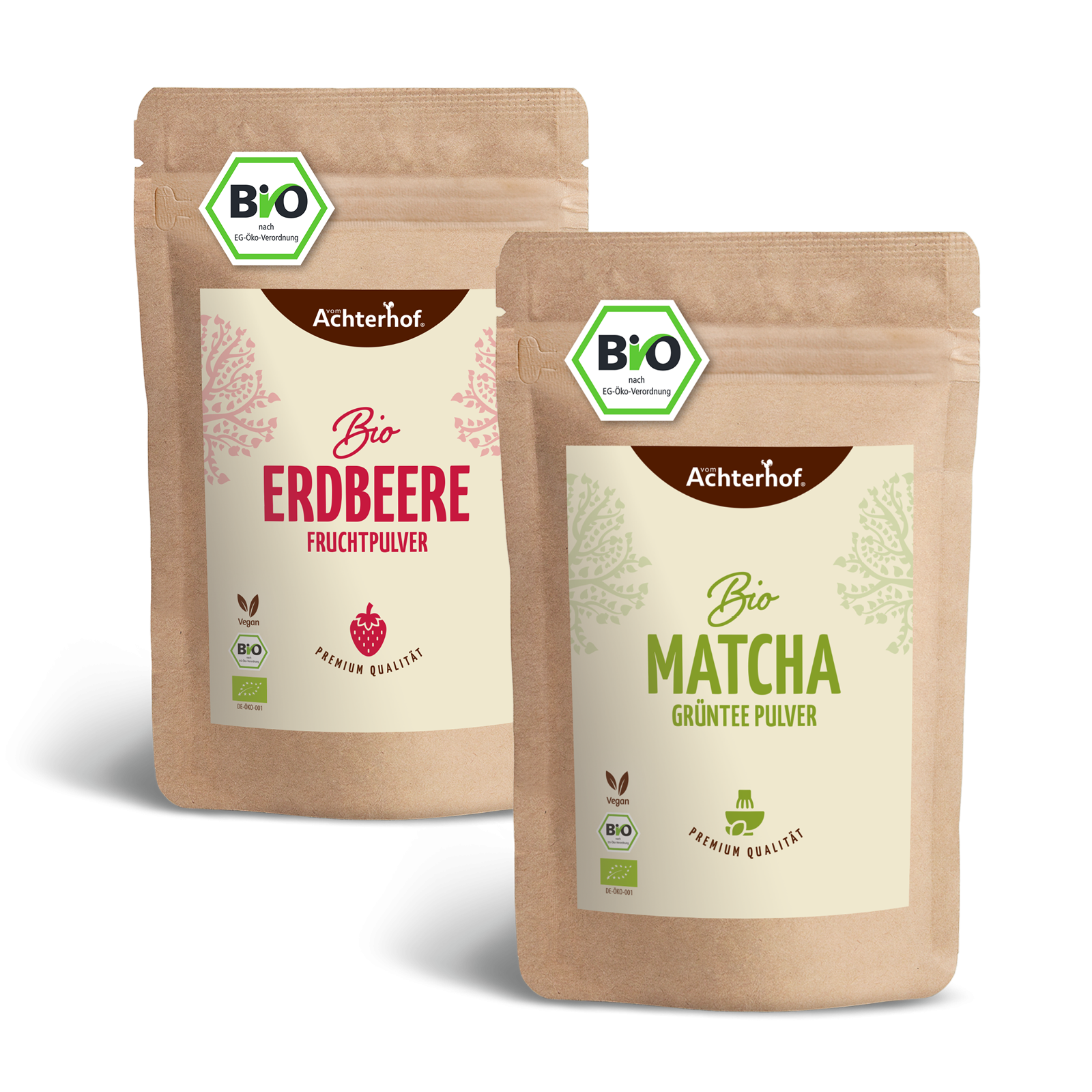 Bio Strawberry Matcha Set