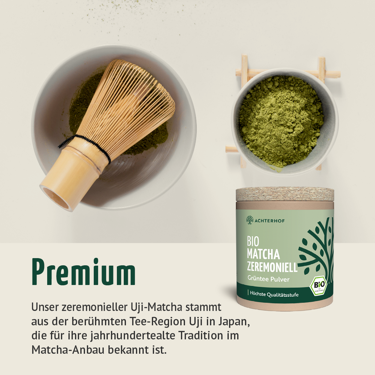 Bio Matcha zeremoniell (40g)