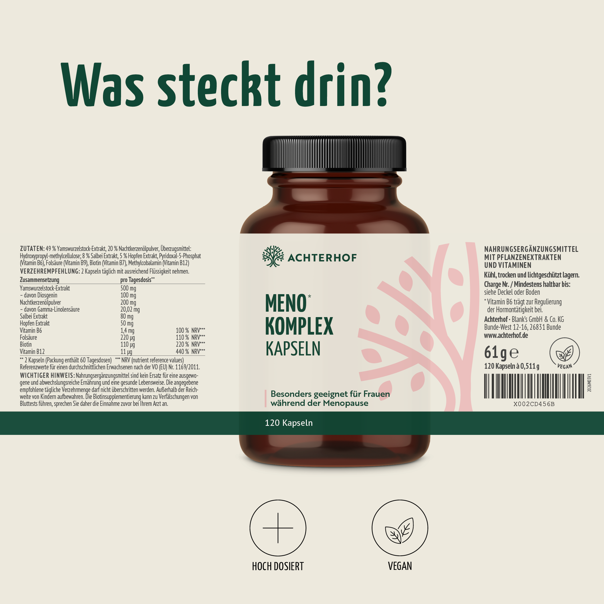 Meno Komplex Kapseln (120 Kapseln)