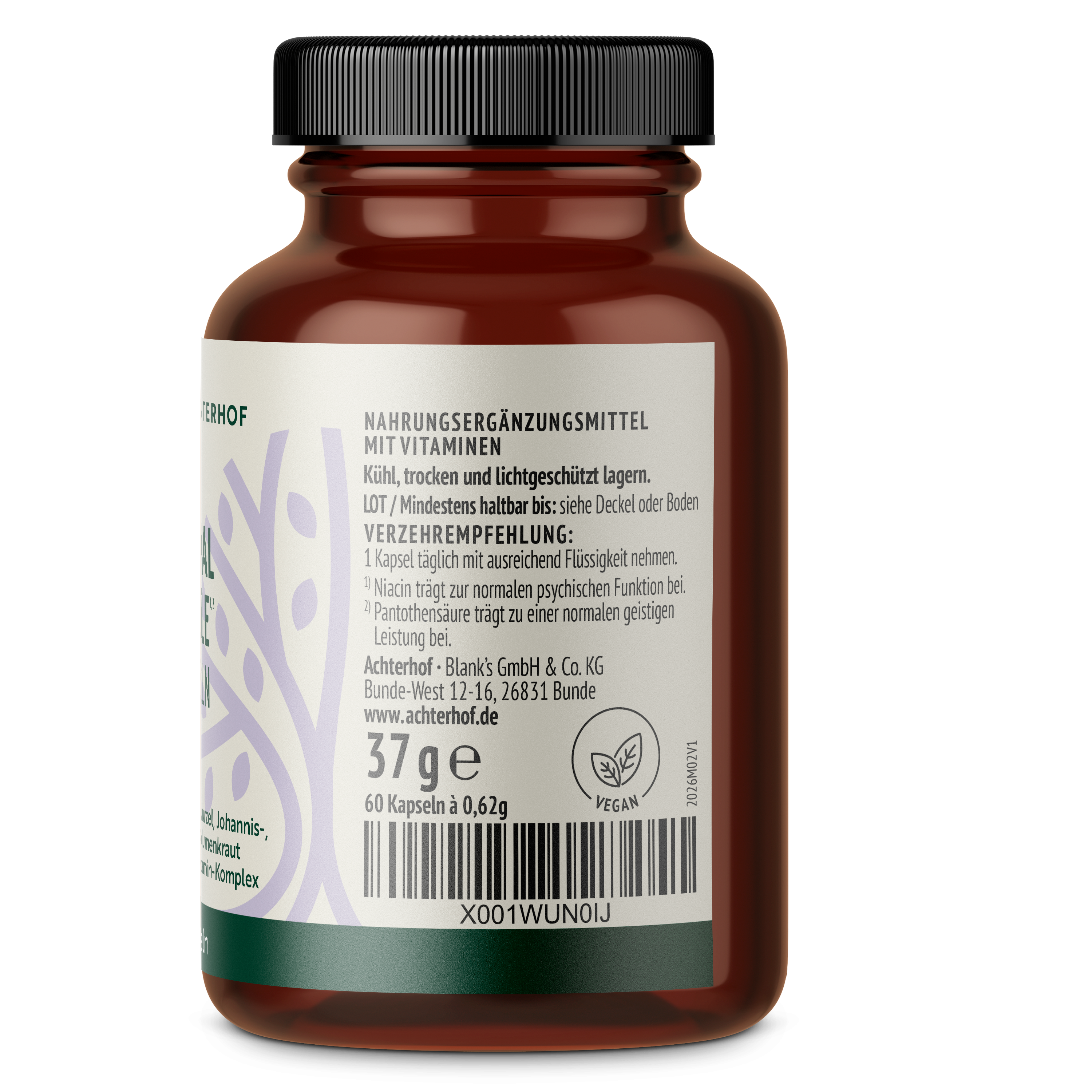 Mentalquelle Kapseln (60 Kapseln)