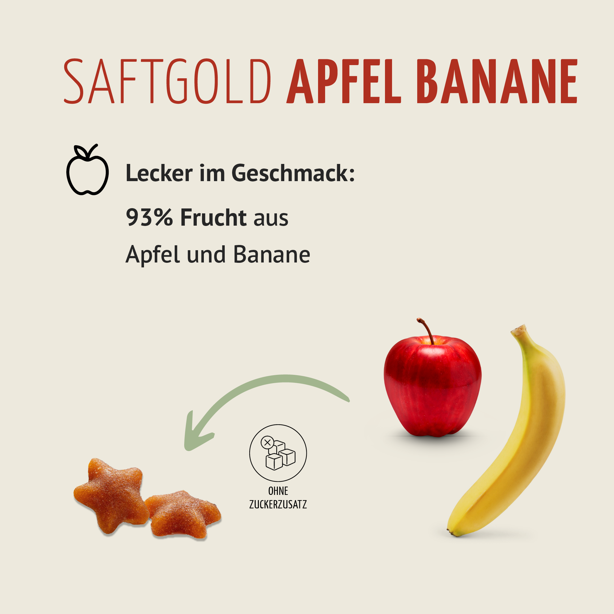 Saftgold Multivitamin Kids Gummies Apfel Banane (190 Stück)