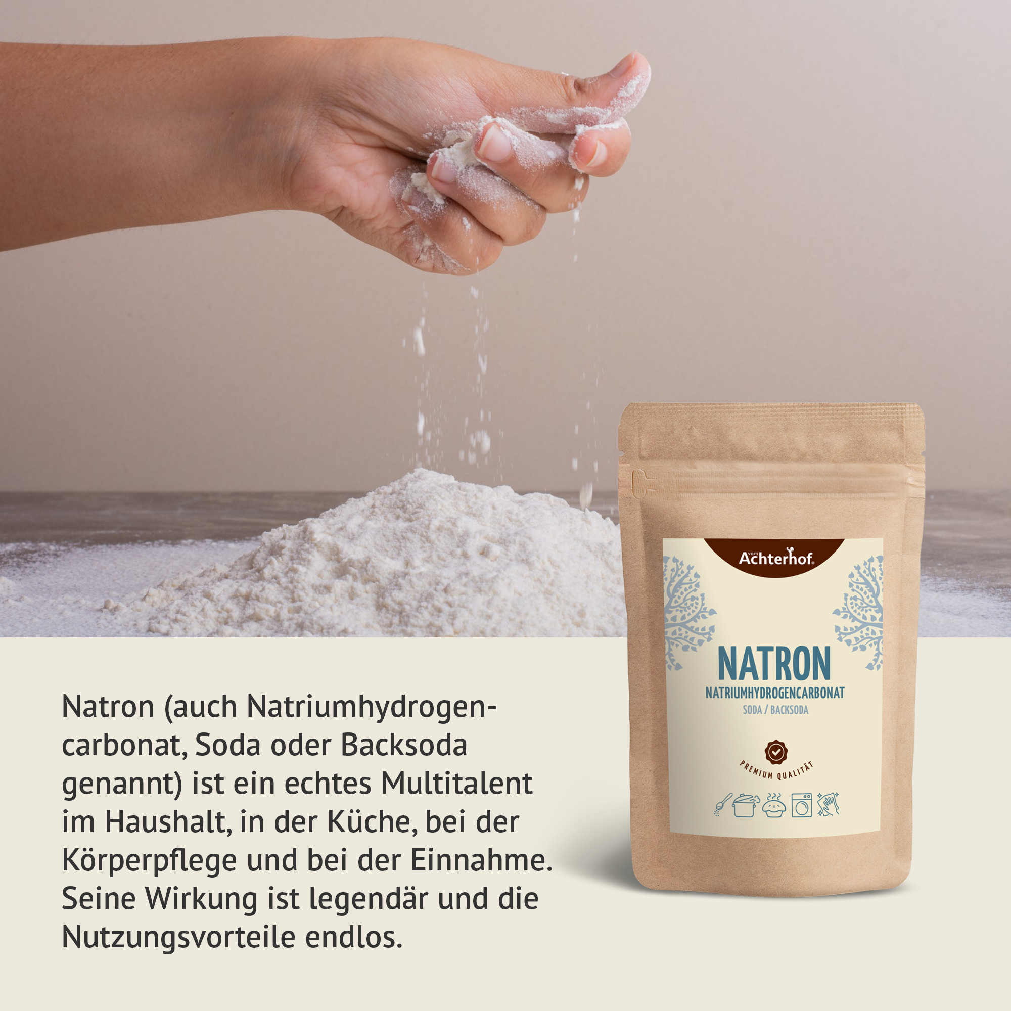 Natron Natriumhydrogencarbonat (500g)