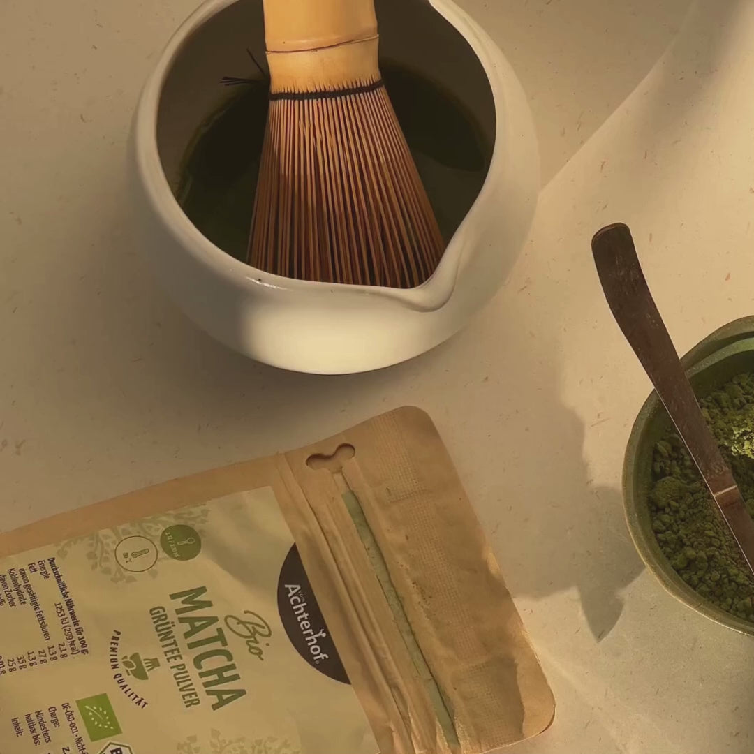 Video Matcha Zubereitung