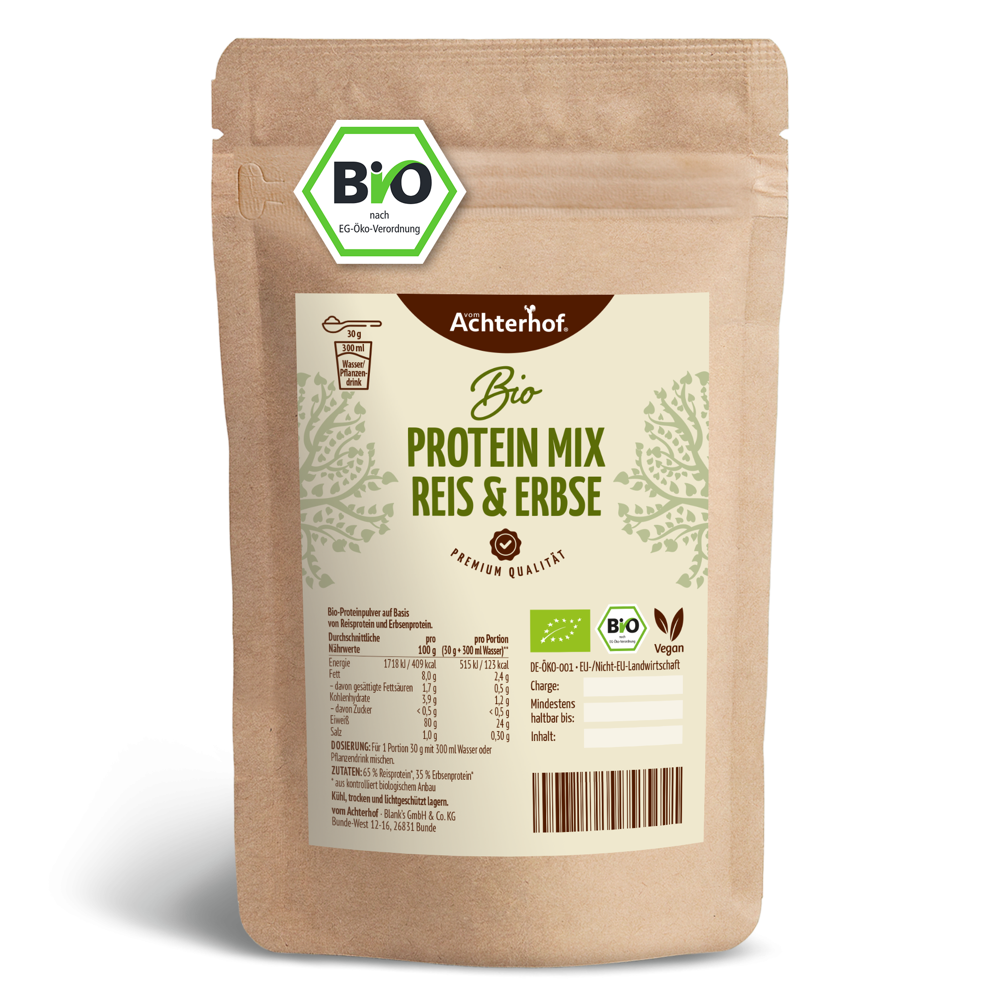 Bio Protein Basis Mix Reis & Erbse (250g)