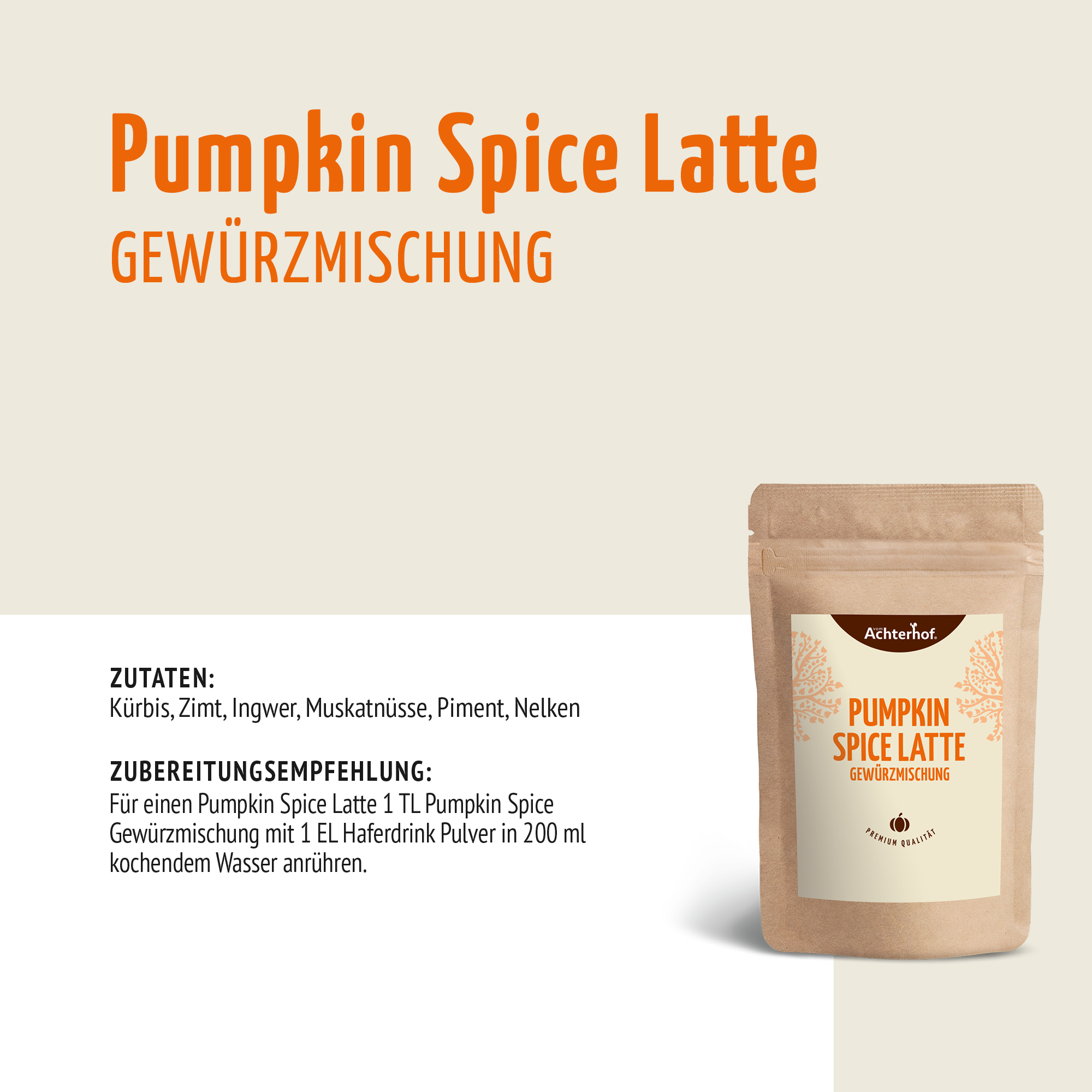 Pumpkin Spice Latte Set