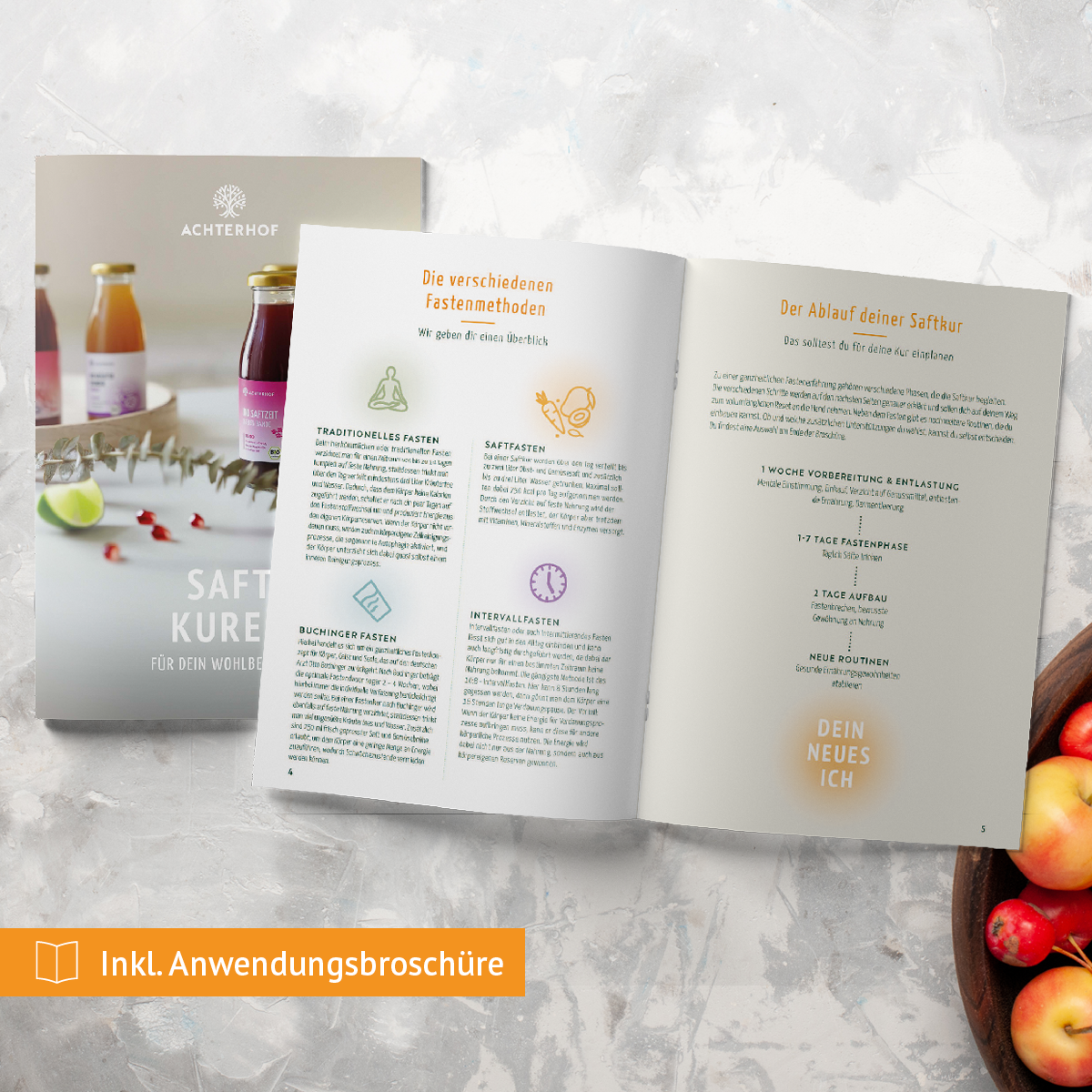 Saftzeit Bio Fastenkur 5+1 Tag gratis