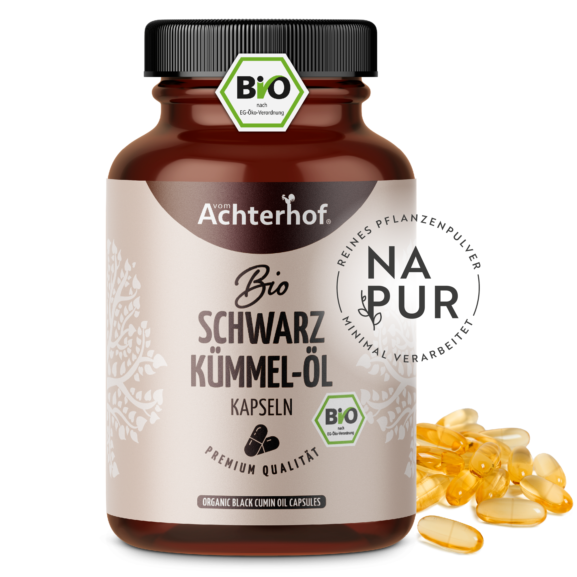 Bio Schwarzkümmel-Öl Kapseln (400 Kapseln)