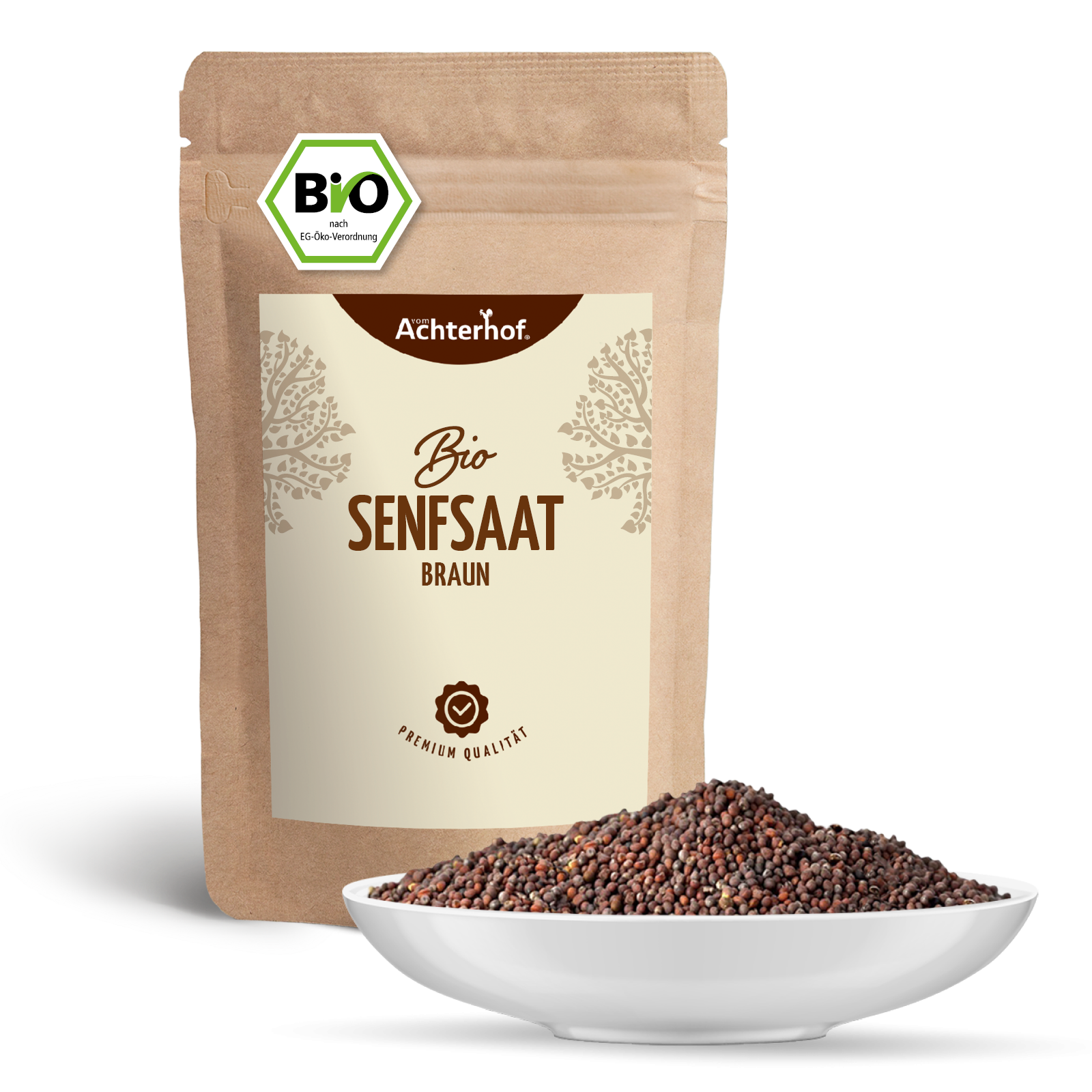 Senfsaat braun ganz Bio (1000g)