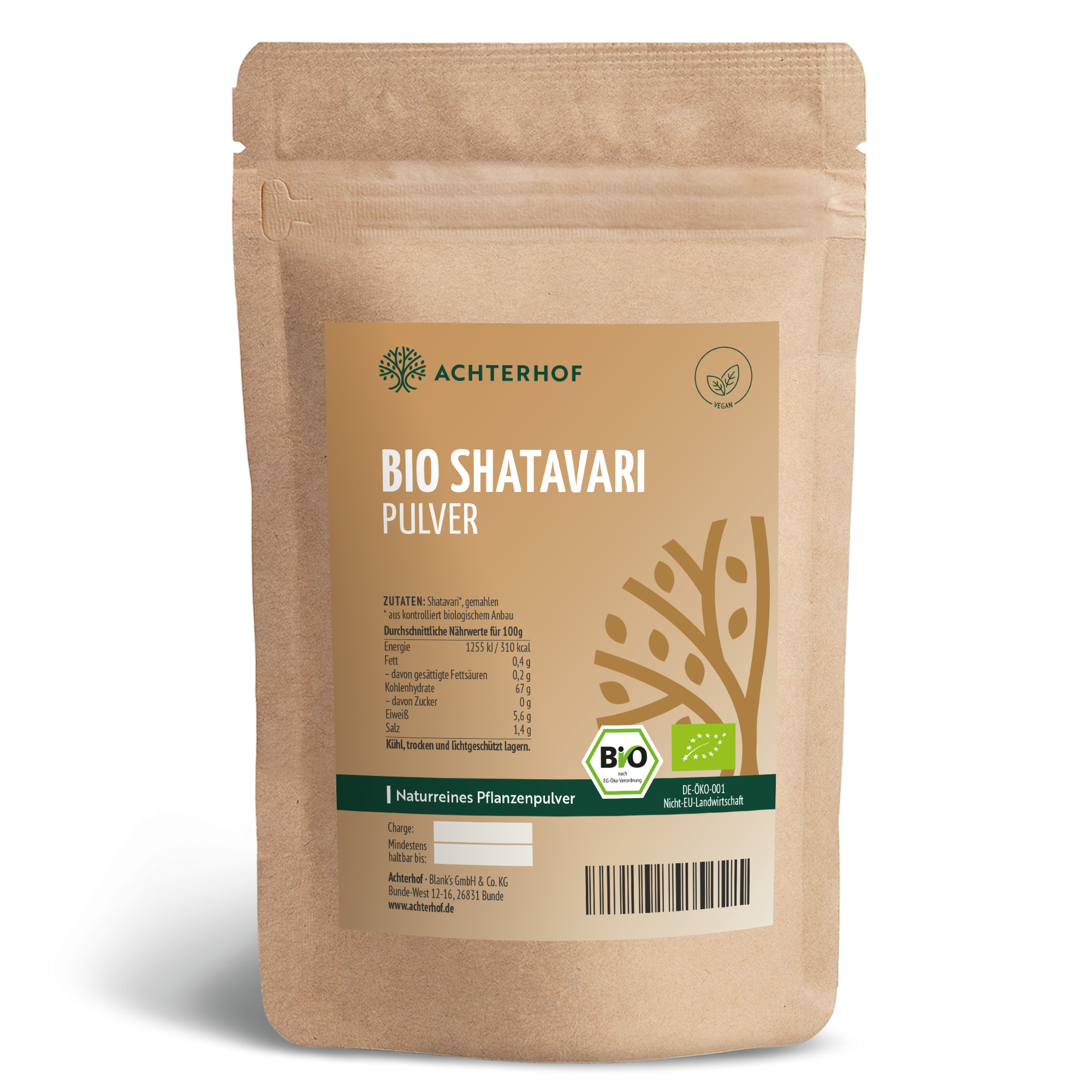 Bio Shatavari Pulver (100g)