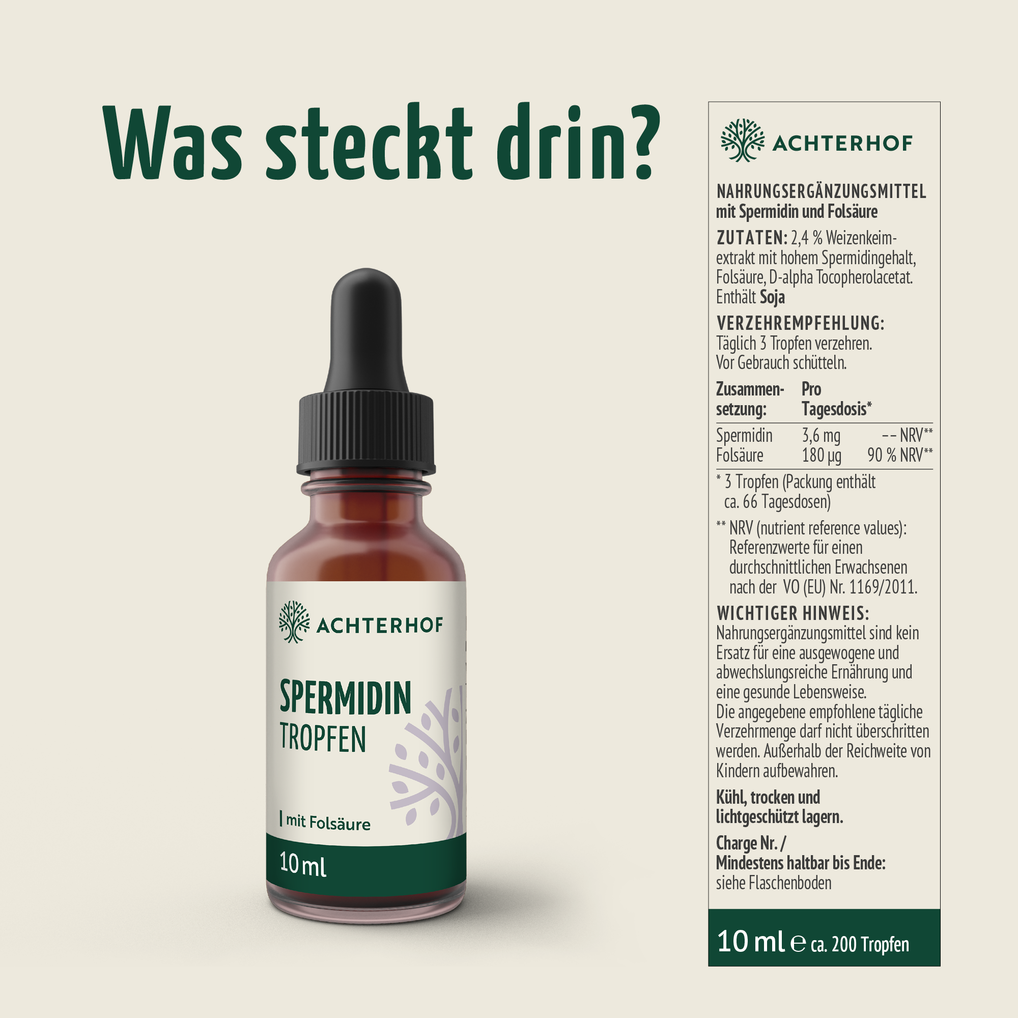Essential Reds & Spermidin Tropfen Set