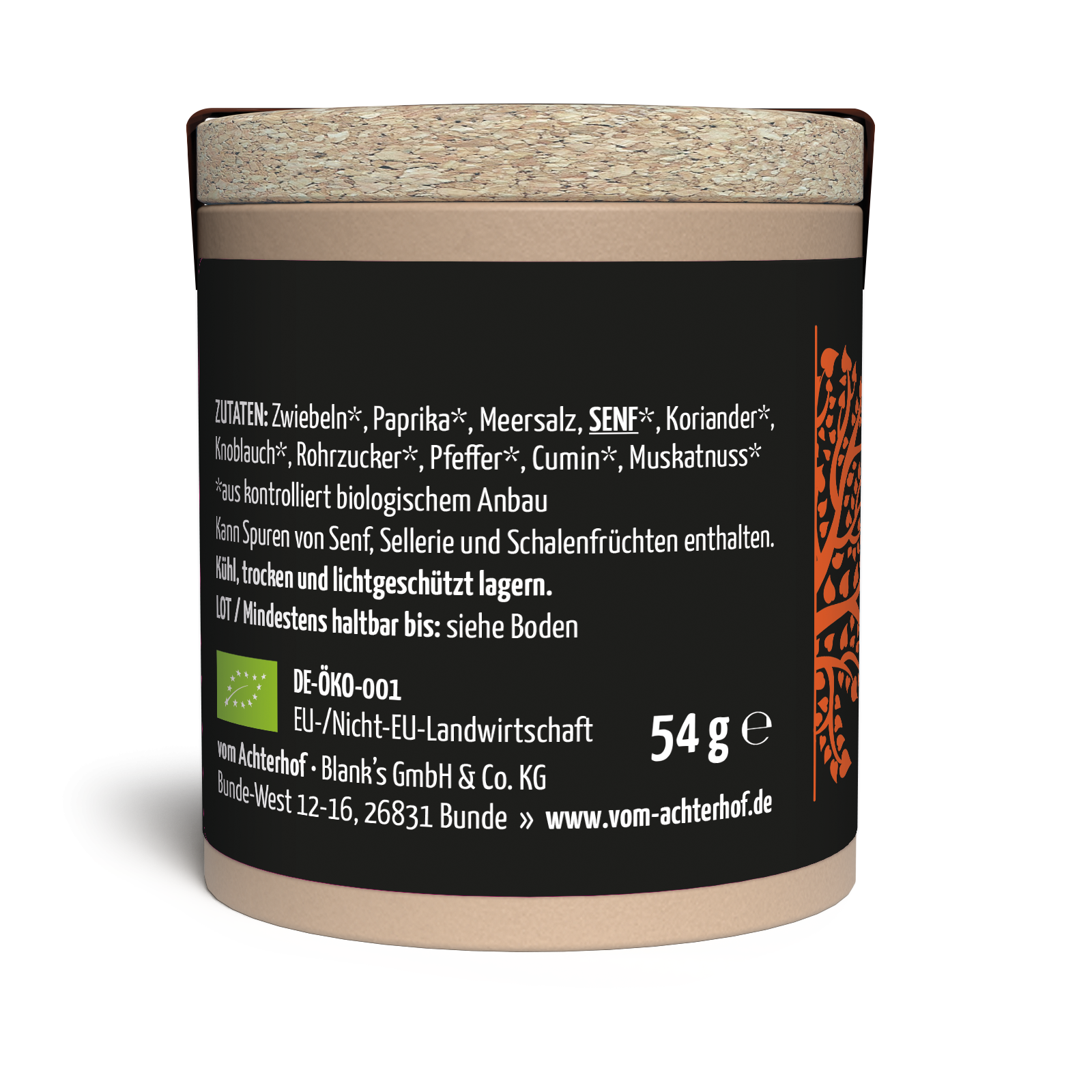 Spicy BBQ Rub Gewürzzubereitung Bio (54g)