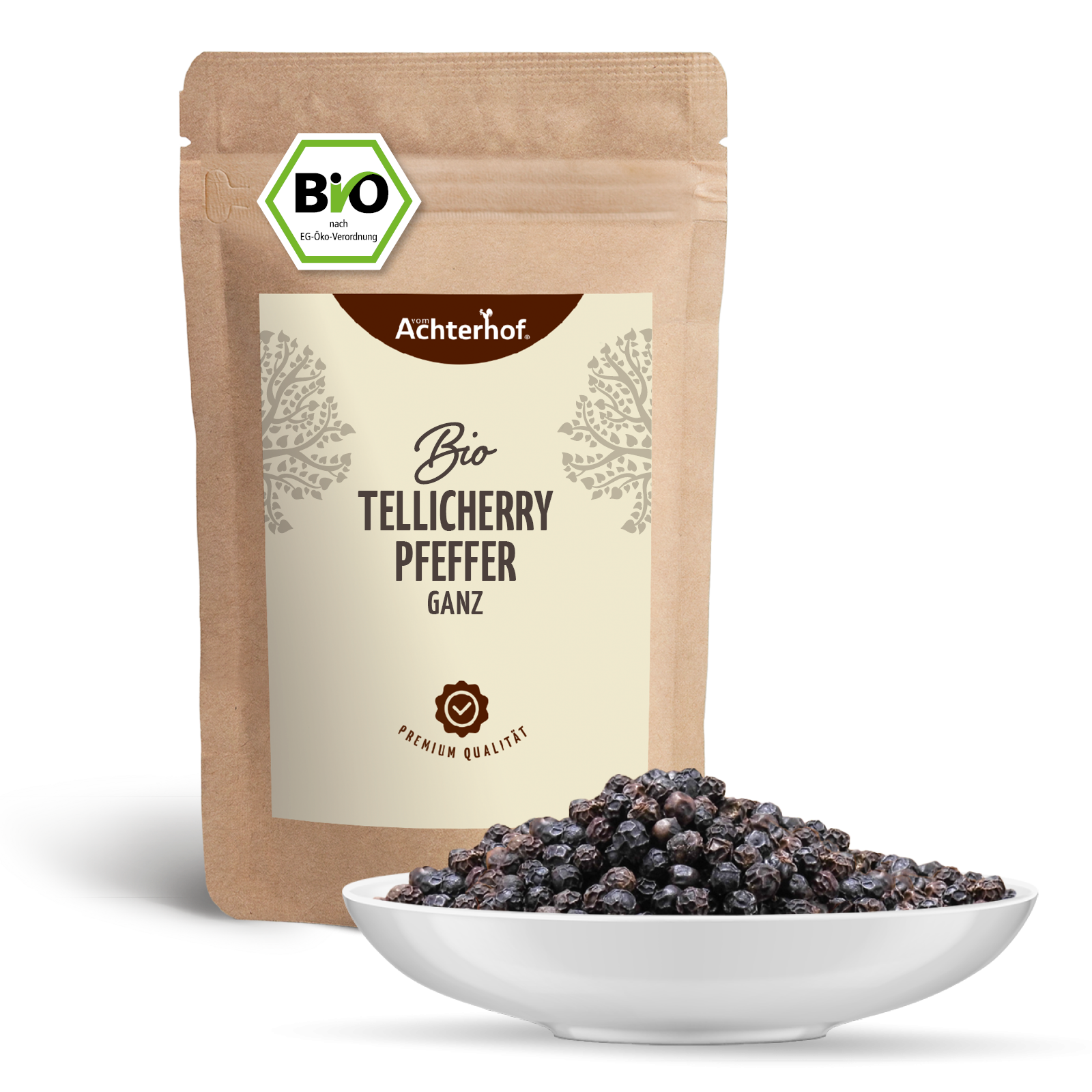 Tellicherry Pfeffer ganz Bio (100g)