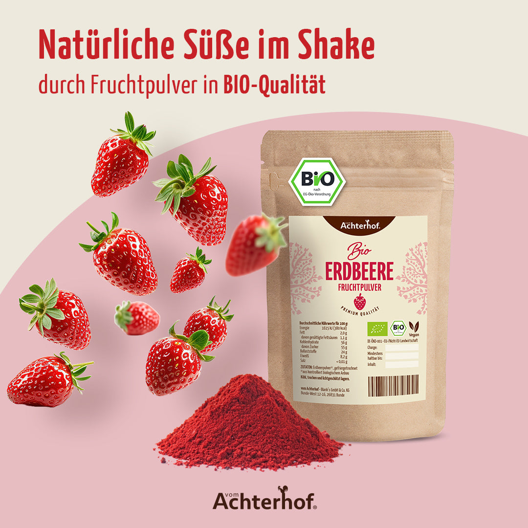 Bio Erdbeer Protein Shake Set