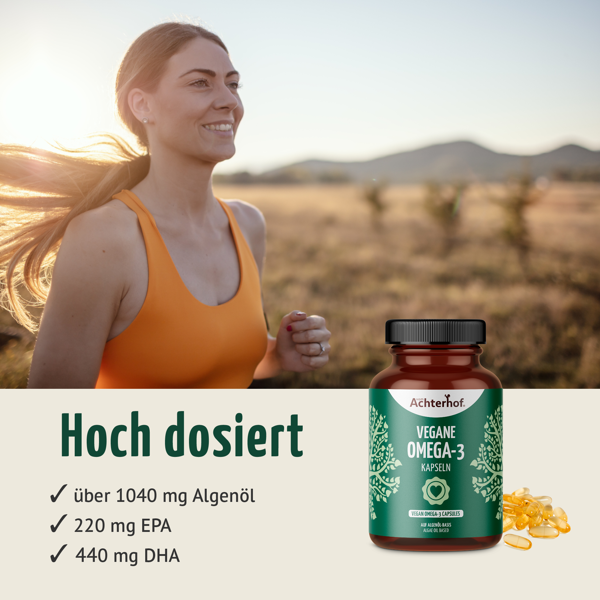 Vegane Omega-3 Kapseln (120 Kapseln)