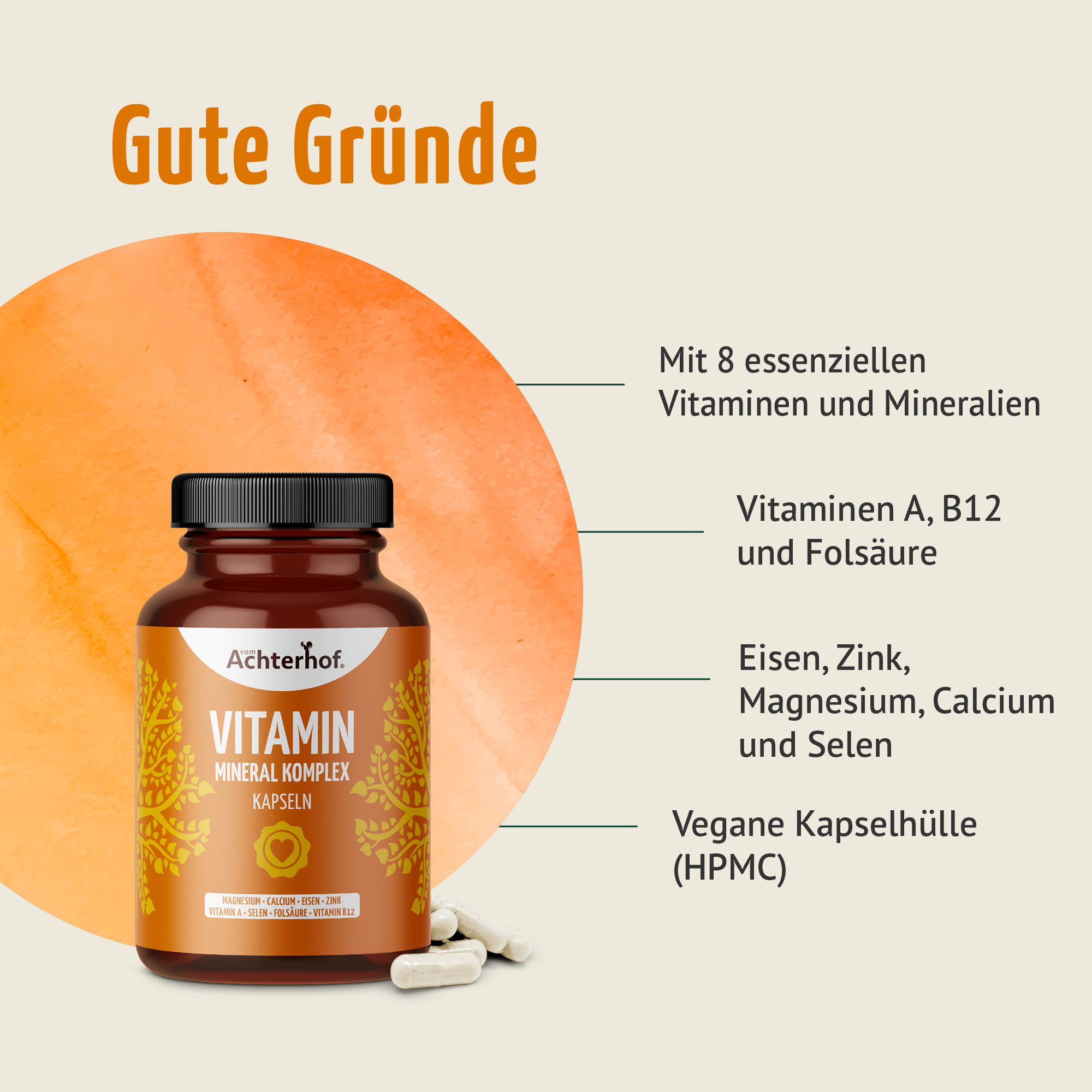 Vitamin Mineral Komplex (150 Kapseln)