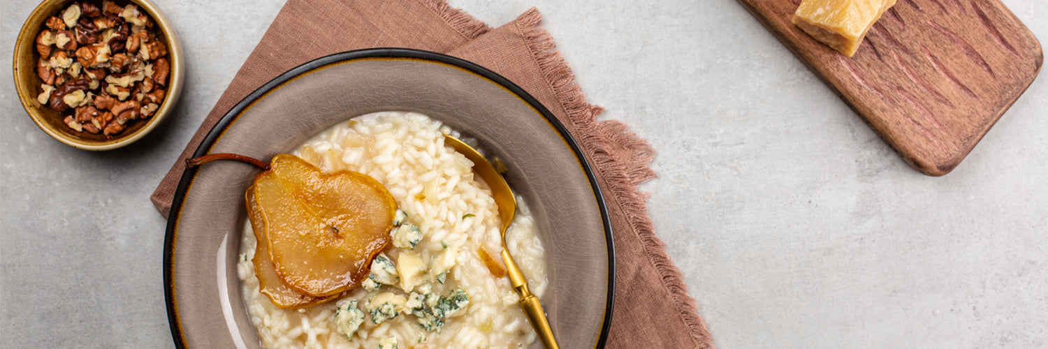Birnen Gorgonzola Risotto 1500x500