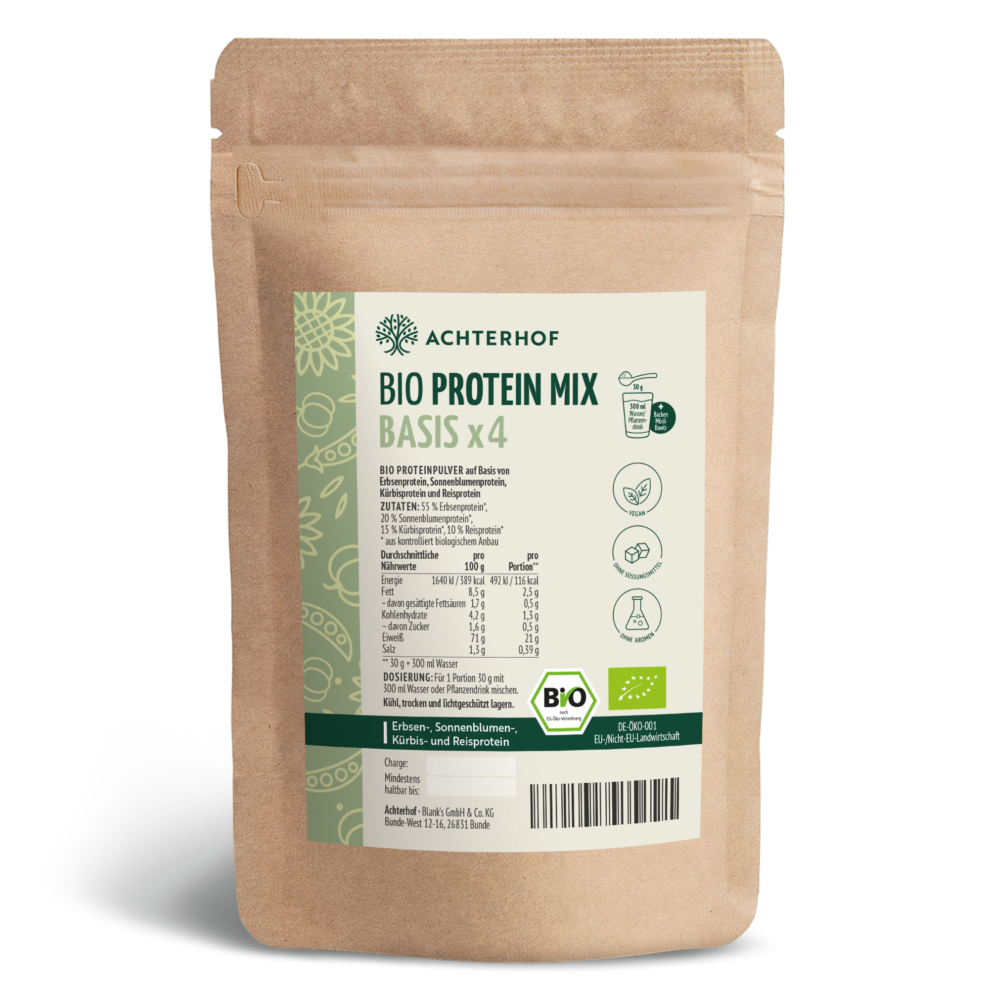 Bio Protein Basis Mix x4 (500g)